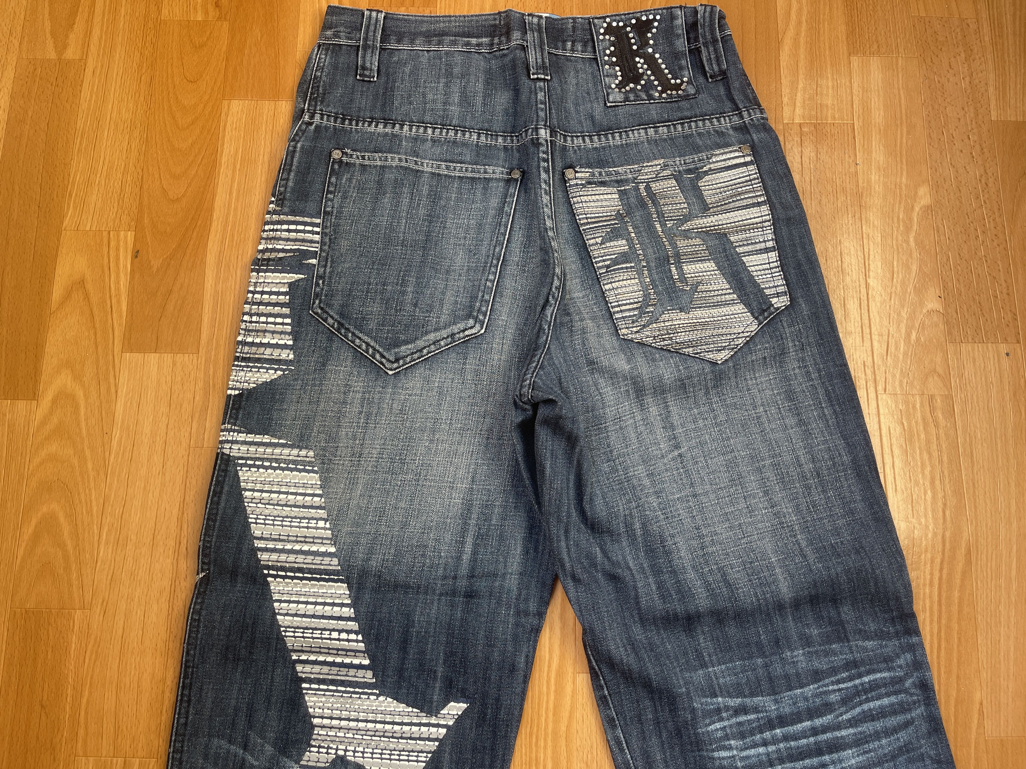 Karl Kani KARL KANI jeans, baggy, vintage Kani jeans, 90s hip hop W 30 Size US 30 / EU 46 - 3 Thumbnail