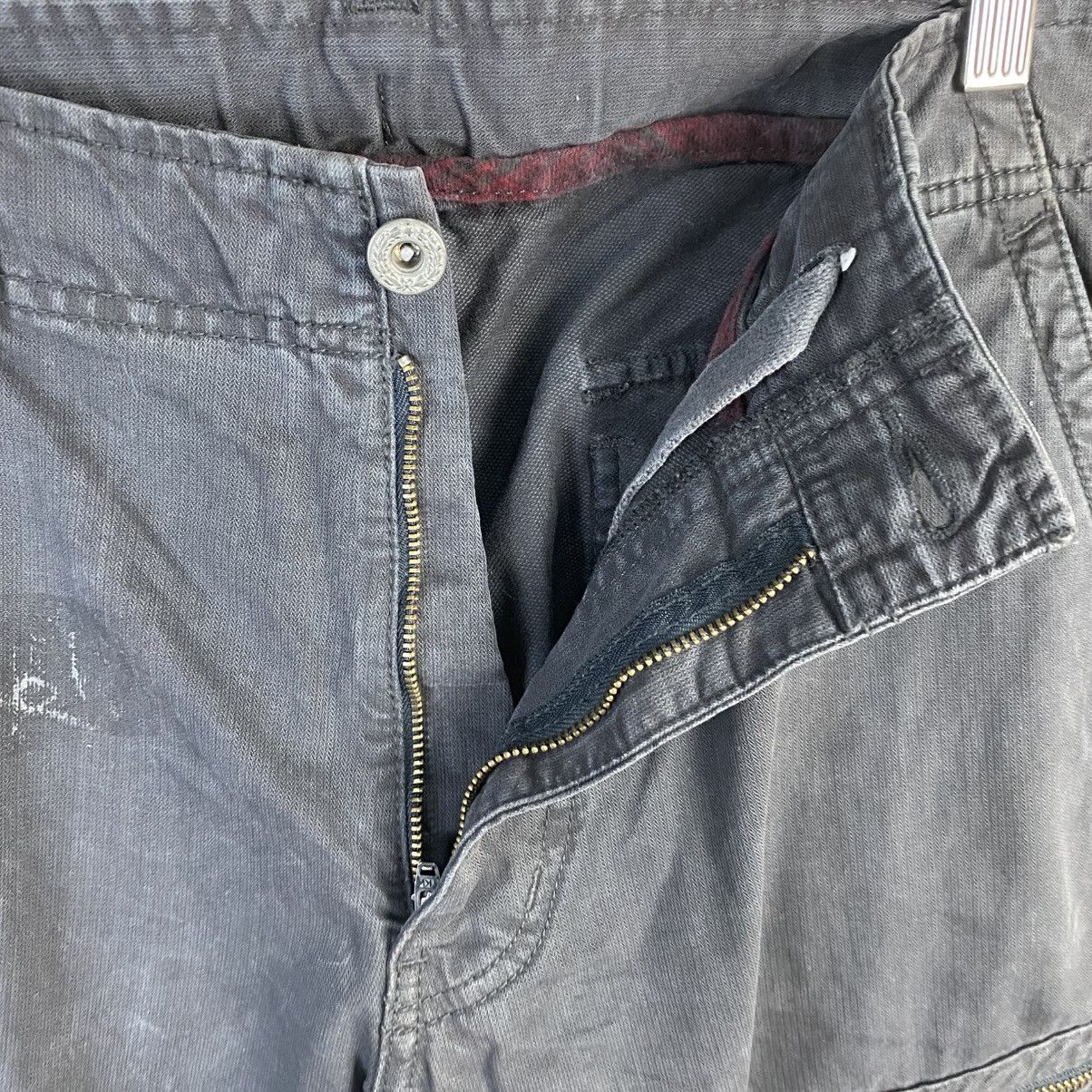 Other DL Uniqlo Black Cargo Multipocket Pants #C929 Size US 33 - 13 Thumbnail