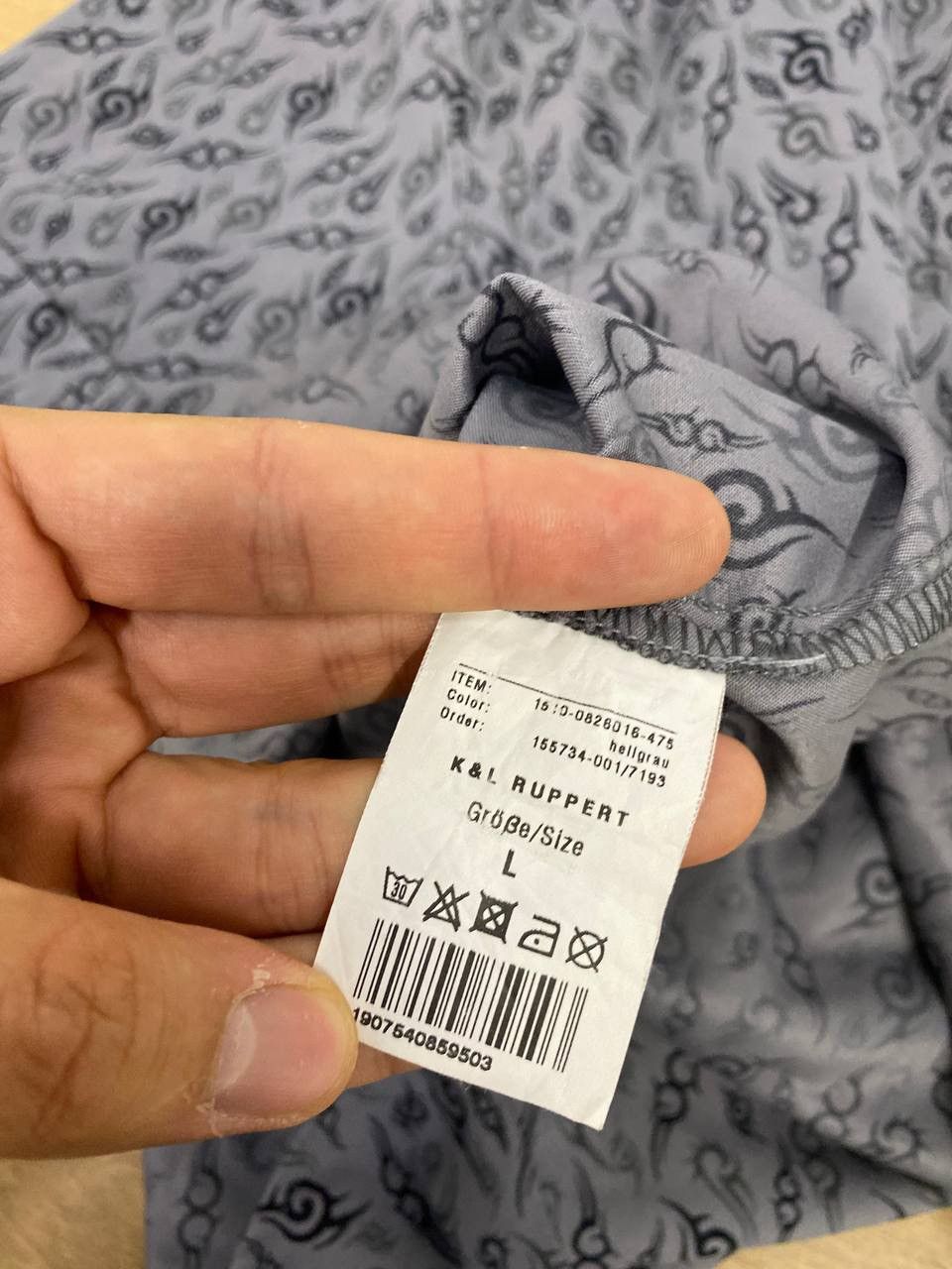 Japanese Brand Crazy Mike Tyson Style Shirt Size US L / EU 52-54 / 3 - 4 Thumbnail