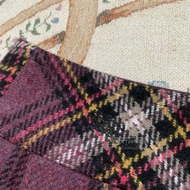 Burberry Burberry Purple Plaid Wool Skirt. Size 23" - 3 Thumbnail