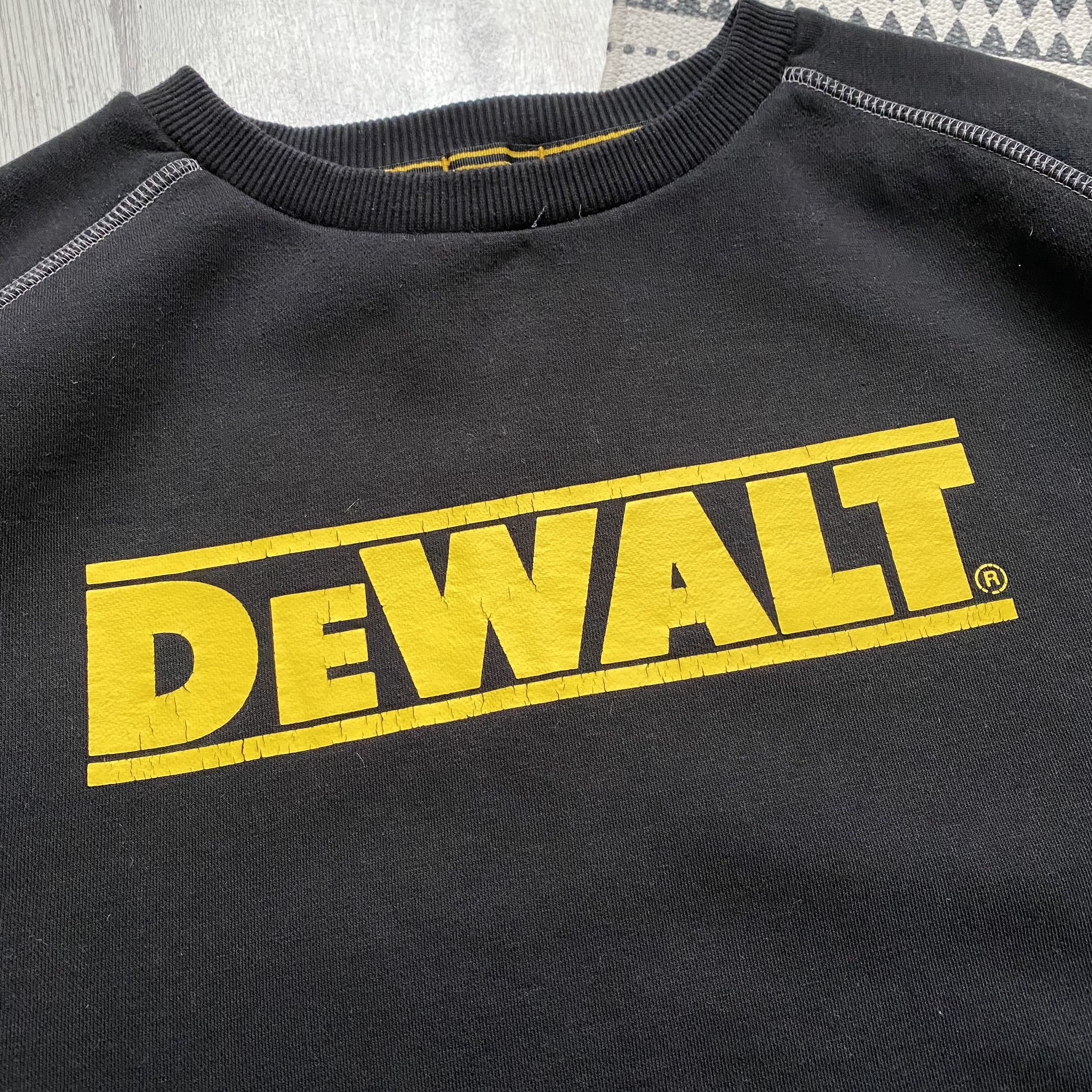 Carhartt 🔩 Vintage DeWALT Work heavy sweatshirt center logo Size US L / EU 52-54 / 3 - 5 Thumbnail