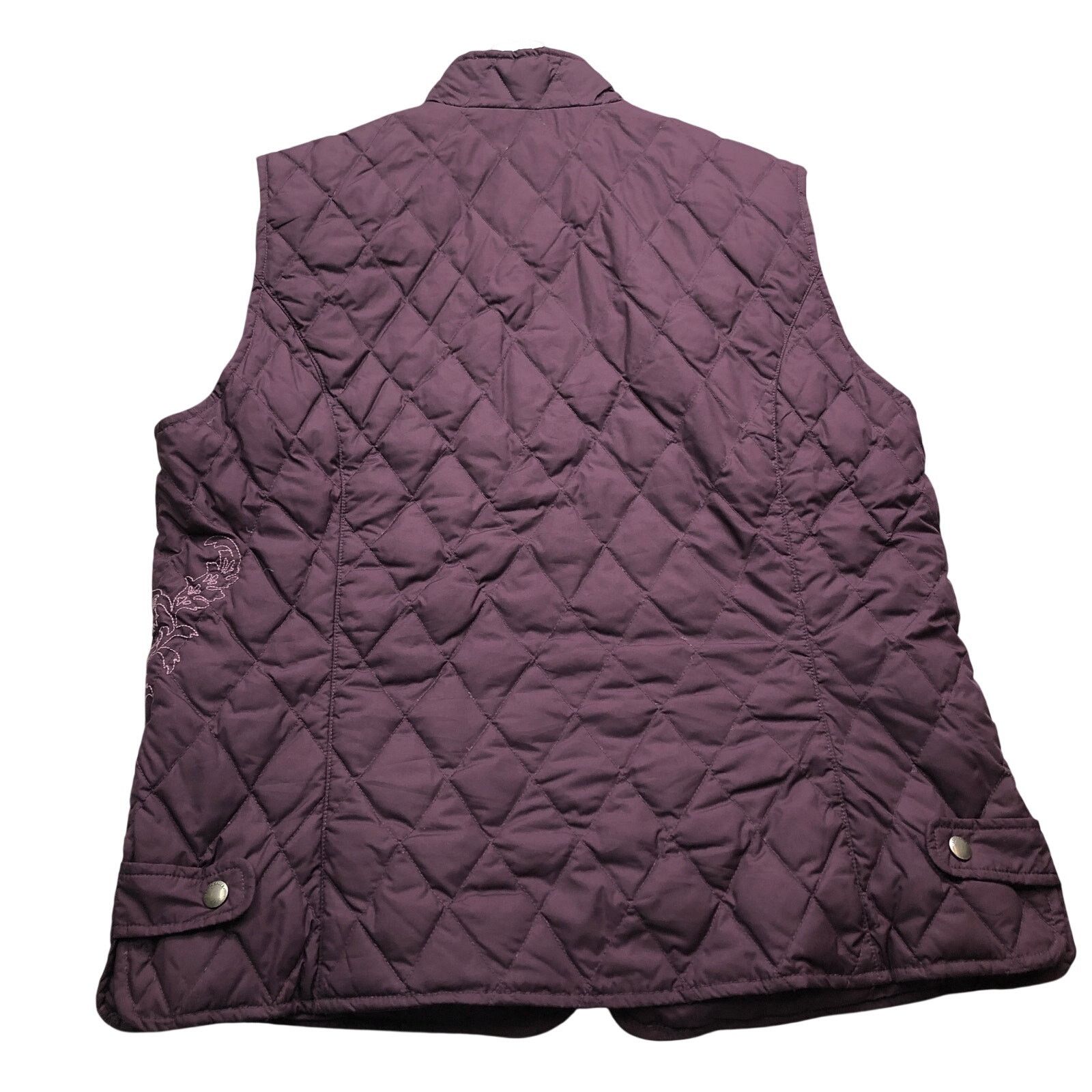 Eddie Bauer Eddie Bauer Premium Goose Down Vest Jacket Womens L Purple Size L / US 10 / IT 46 - 5 Thumbnail