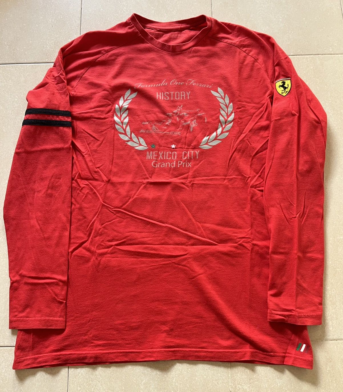 Ferrari Ferrari Tee Shirt Long Sleeve “Vintage” Size US M / EU 48-50 / 2 - 1 Thumbnail