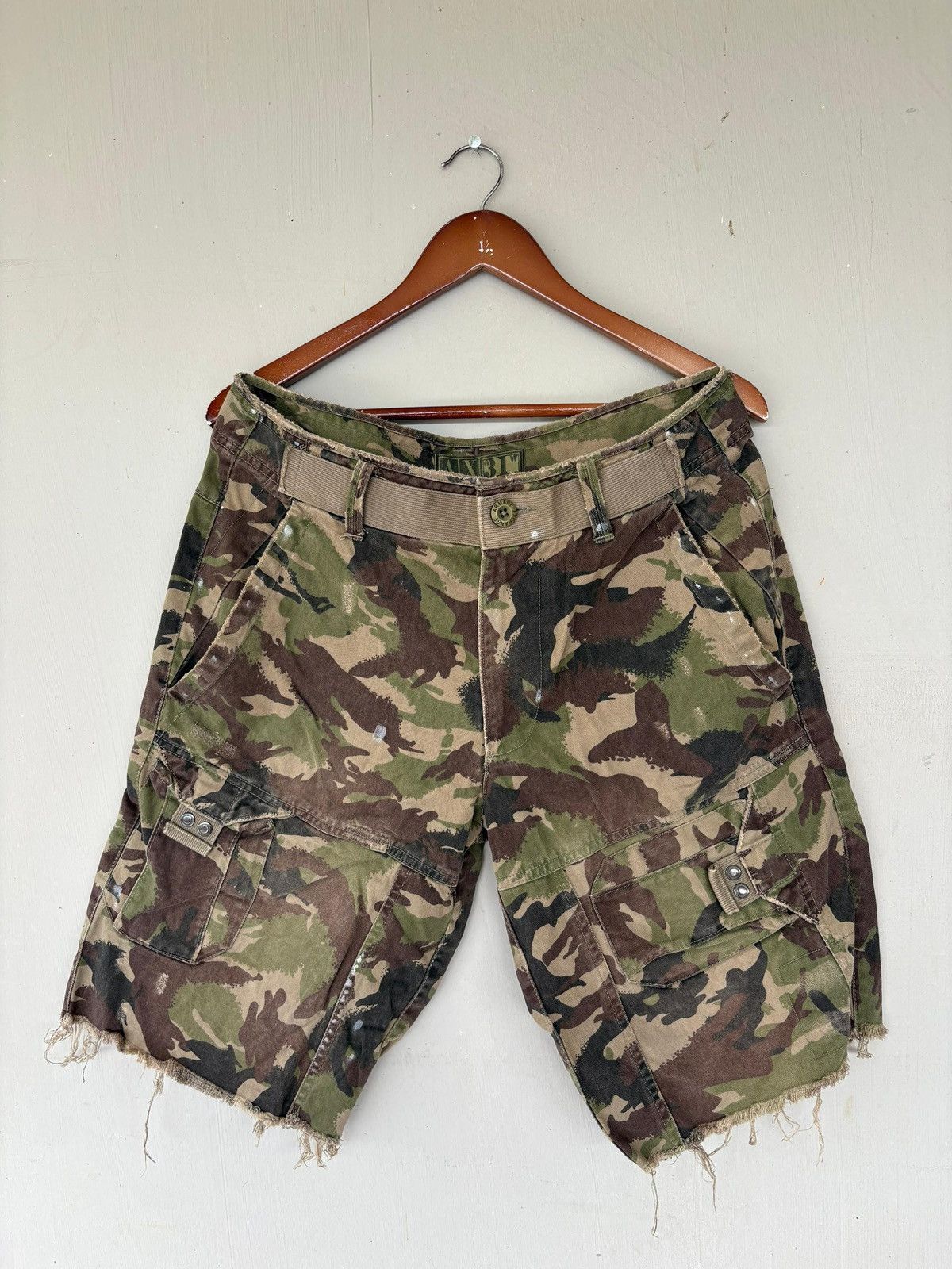 Armani Exchange Armani Exchage Short Pant Camoflage Cargo Pant Size US 31 - 1 Thumbnail