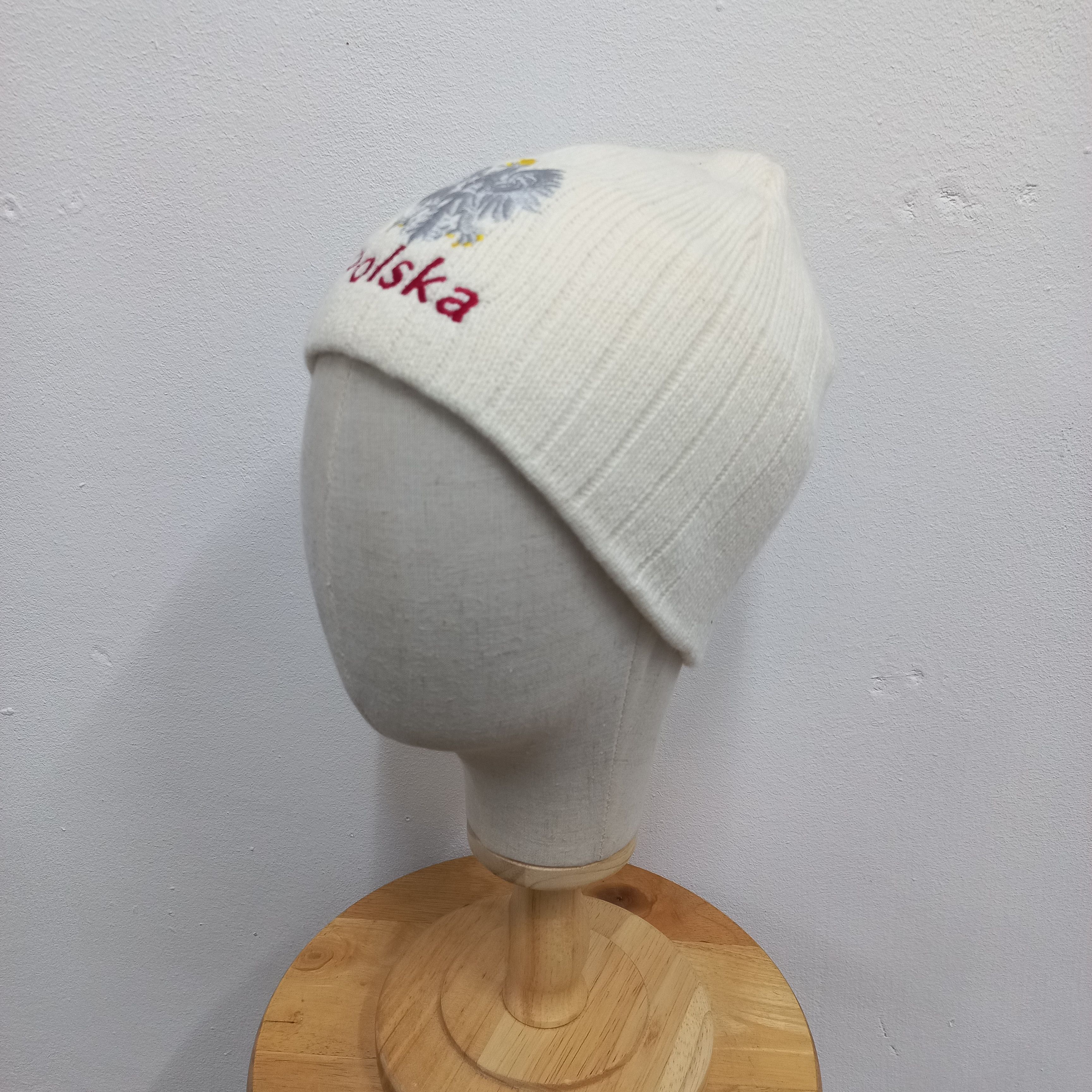 Vintage 🇵🇱Vintage polska pull on beanie hat Size ONE SIZE - 2 Thumbnail