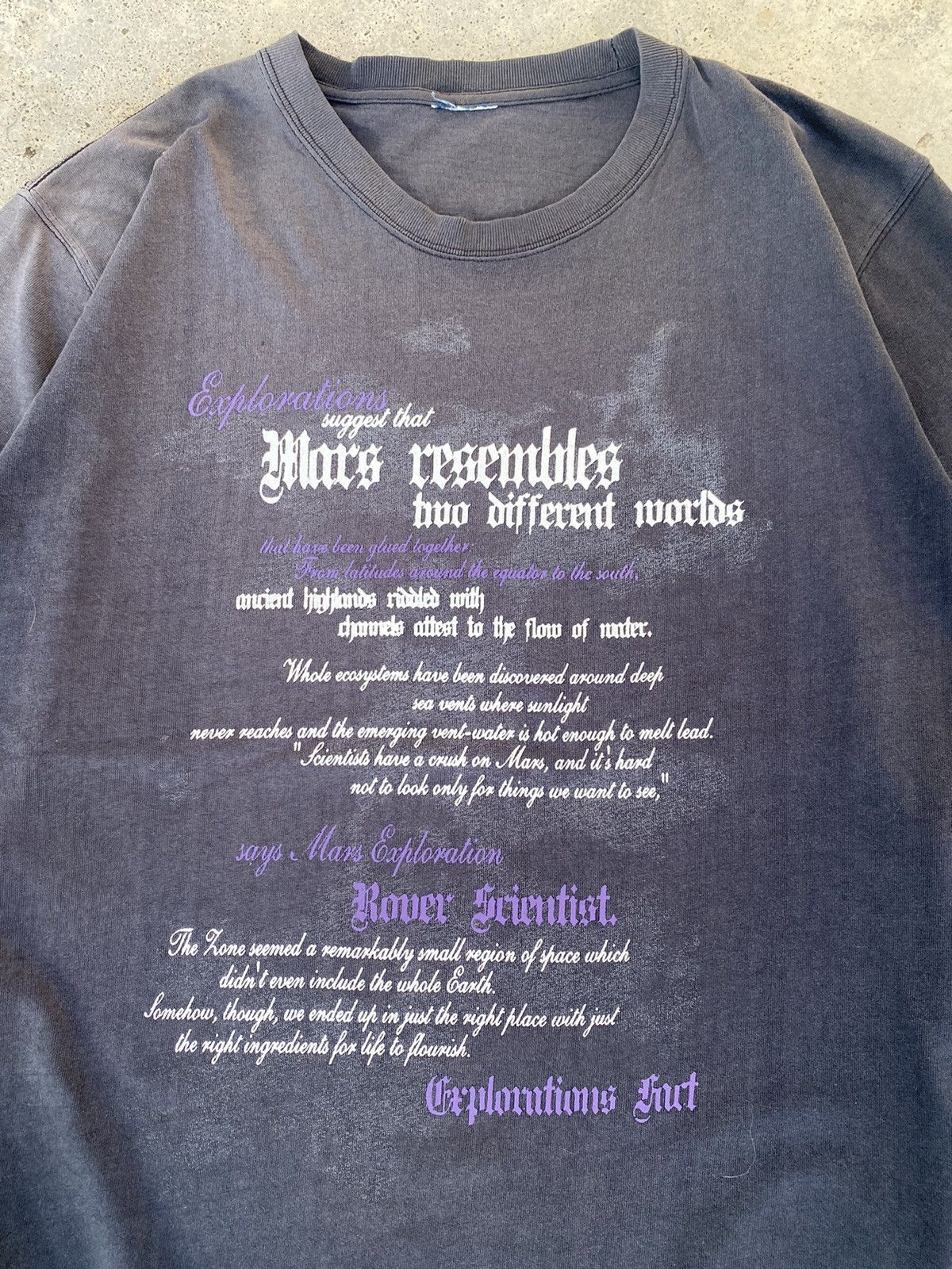If Six Was Nine Sun Faded Japanese Brand Wild Poems Gothic Goa Punk Tees Size US L / EU 52-54 / 3 - 2 Thumbnail