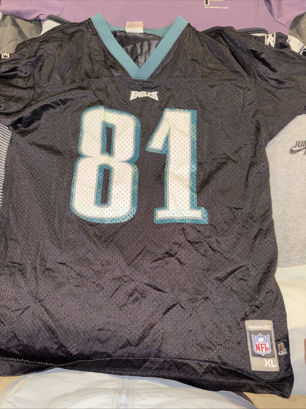 Reebok Terrell Owens NFL Player Jersey Eagles Reebok Youth XL 18-20 Size US S / EU 44-46 / 1 - 1 Thumbnail