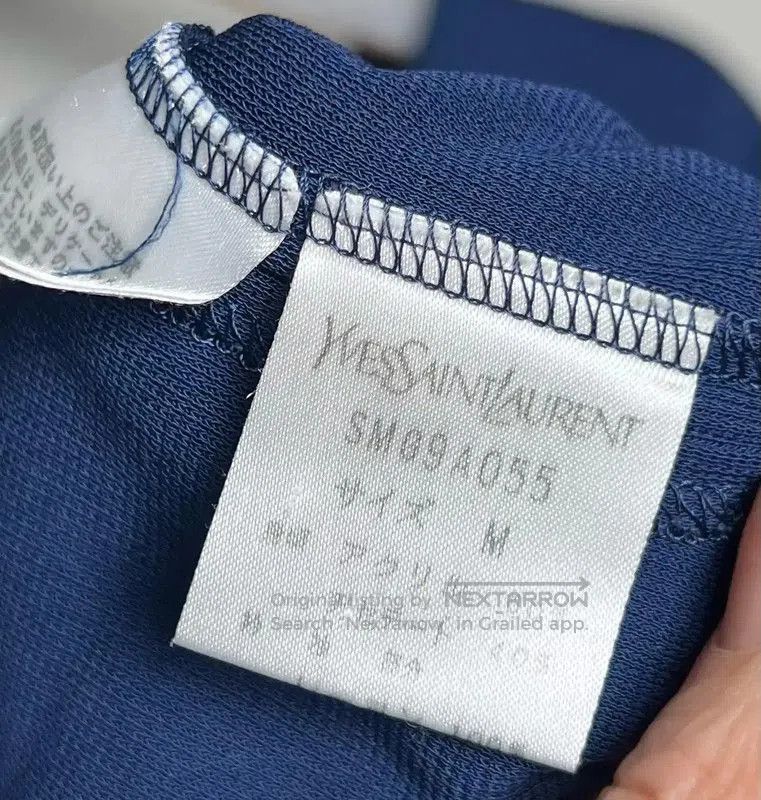 Yves Saint Laurent Yves Saint Laurent Blue Polyester Dress . Size M / US 6-8 / IT 42-44 - 5 Thumbnail