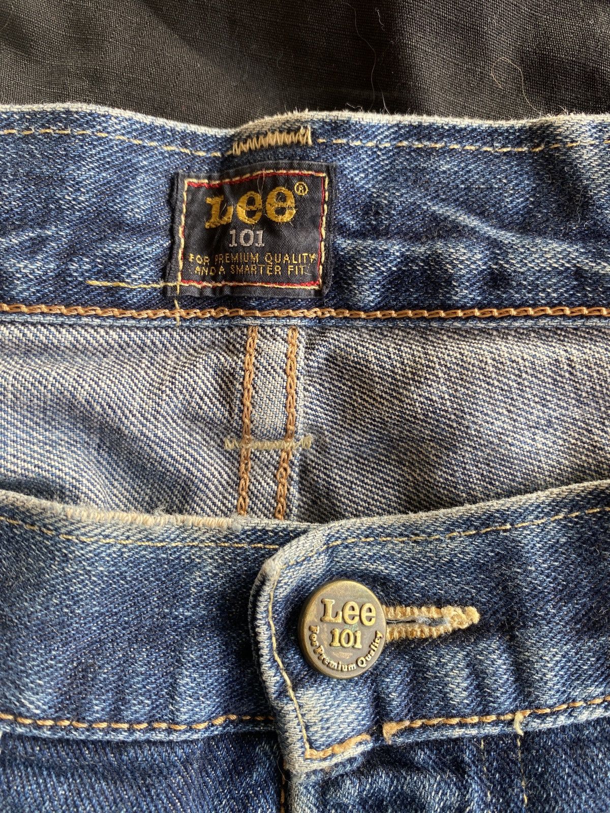Lee 🔥 lee 101 selvedge vintage denim Size US 33 - 7 Thumbnail