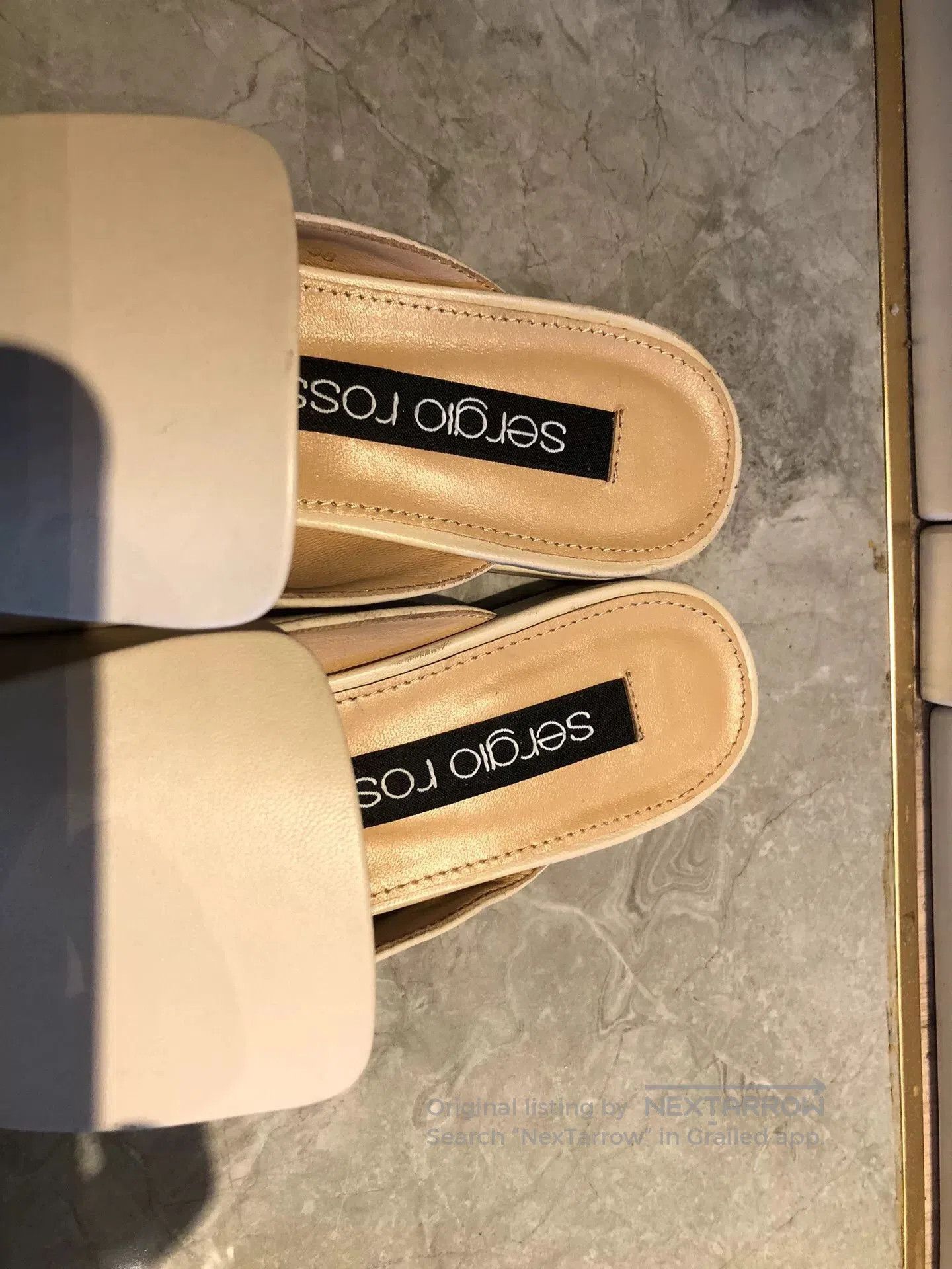 Sergio Rossi Sergio Rossi Leather Mules. Size US 4 / IT 34 - 5 Thumbnail