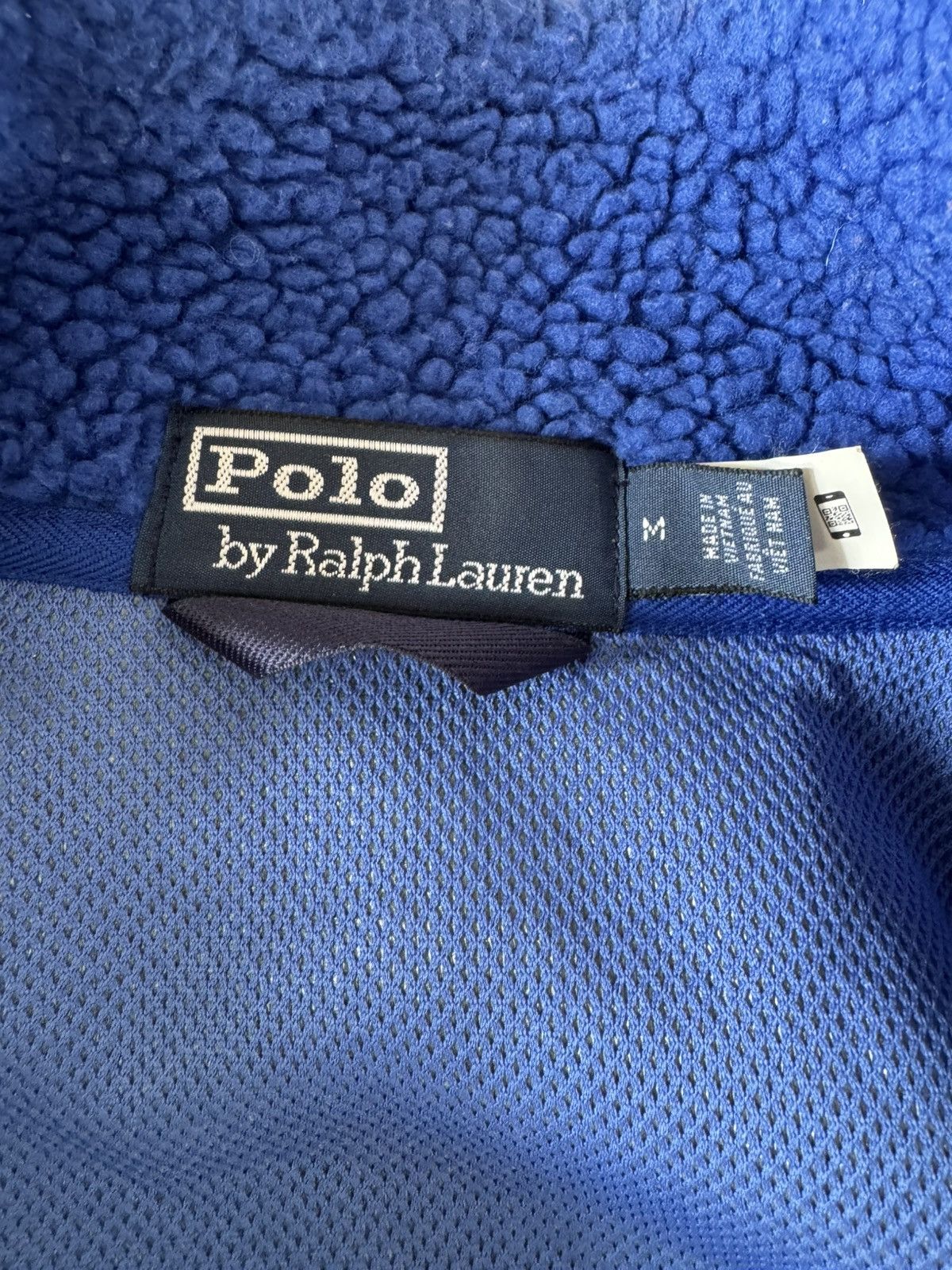 Polo Ralph Lauren Polo Ralph Lauren Skier 92 Sherpa Fleece Jacket Blue Mens M Size US M / EU 48-50 / 2 - 4 Thumbnail