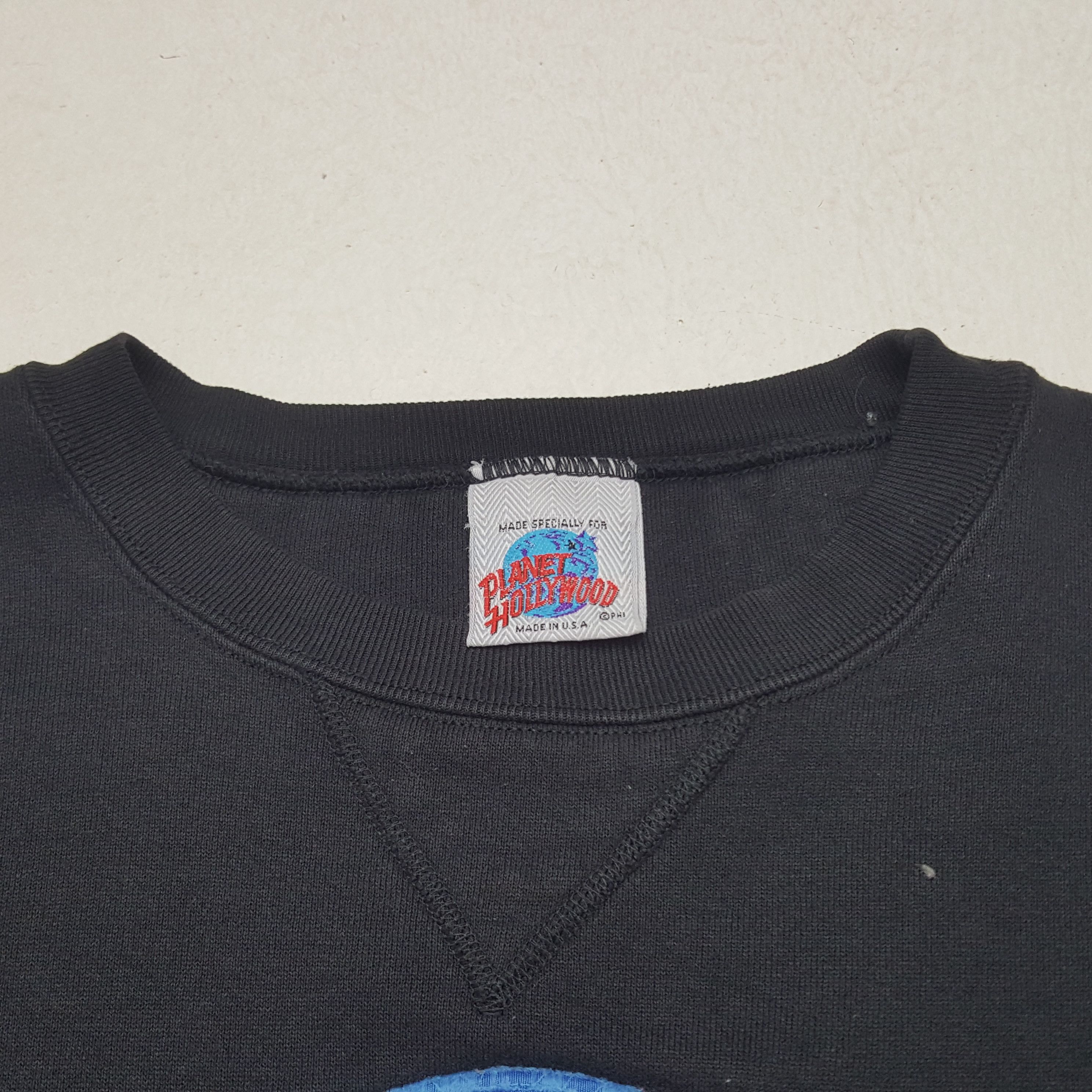 Planet Hollywood × Vintage Vintage Planet Hollywood Atlantic City Streetwear Sweatshirt Size US L / EU 52-54 / 3 - 4 Thumbnail