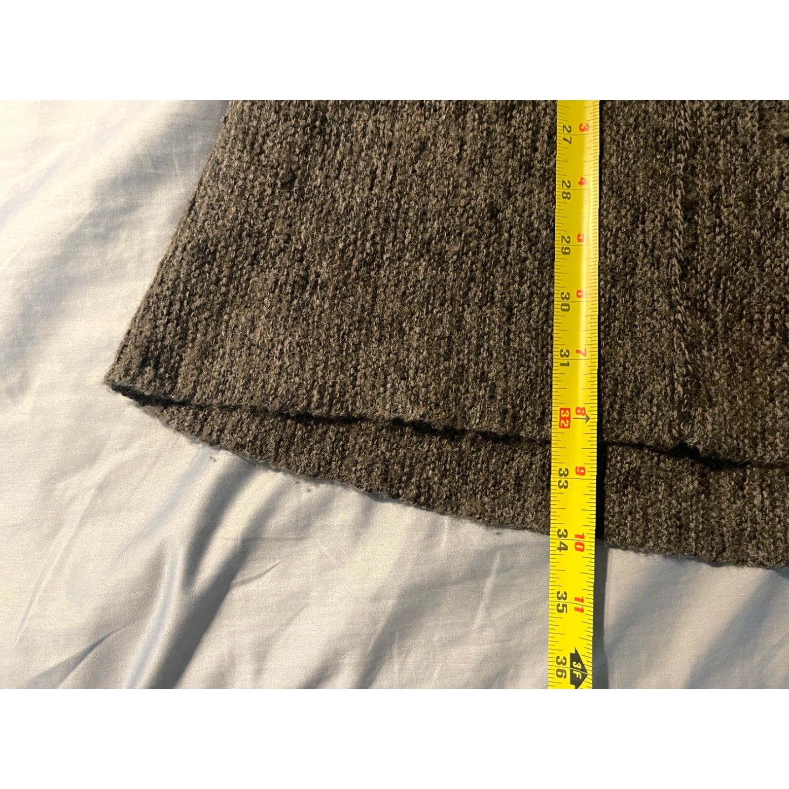 Free People FREE PEOPLE Chunky Knit Cardigan Sweater Women Medium Gray Wool Blend Size M / US 6-8 / IT 42-44 - 8 Thumbnail