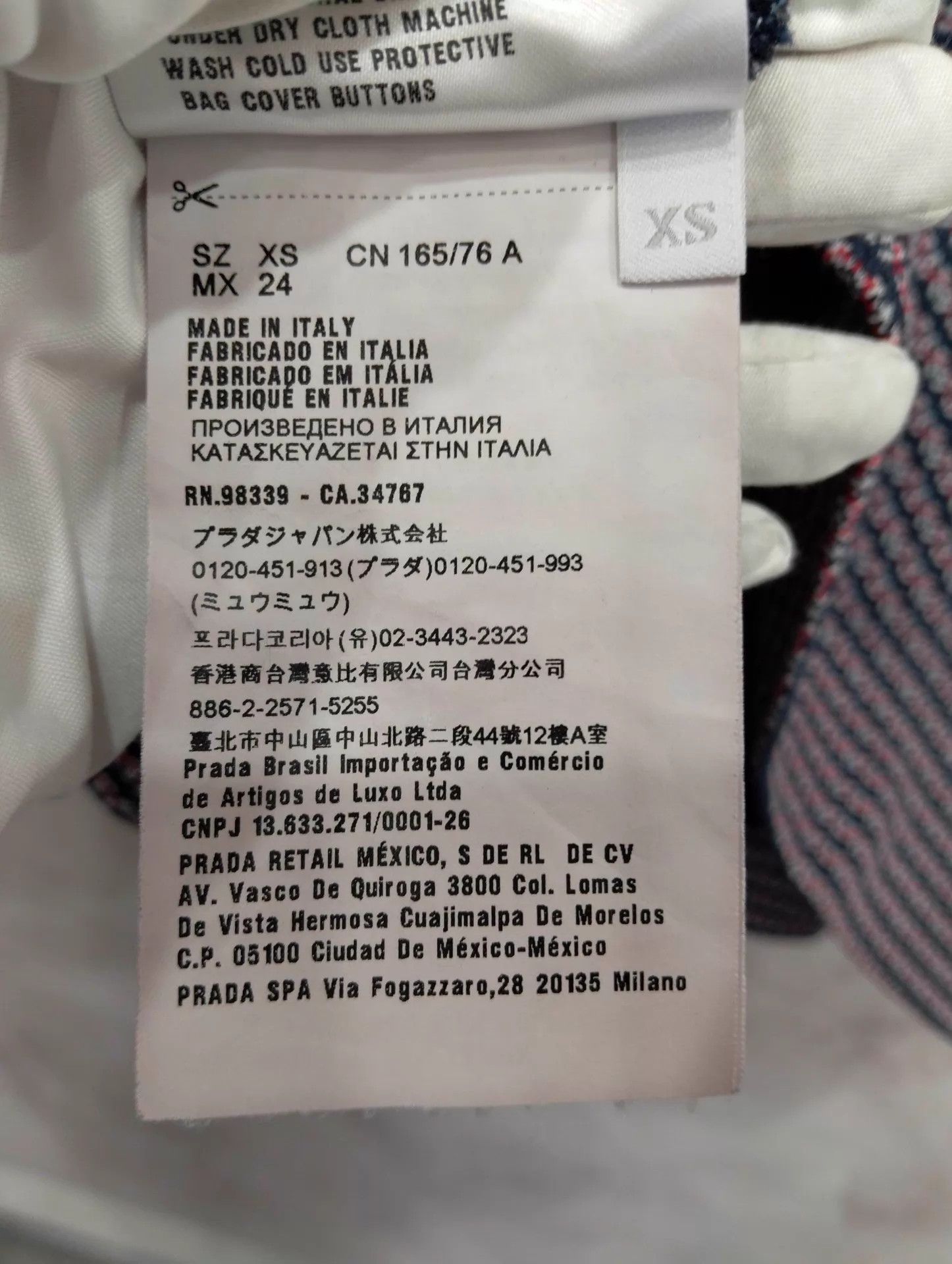 Miu Miu Miu Miu Ruffle Crystal Color Block Knit Dress XS Size XS / US 0-2 / IT 36-38 - 6 Thumbnail