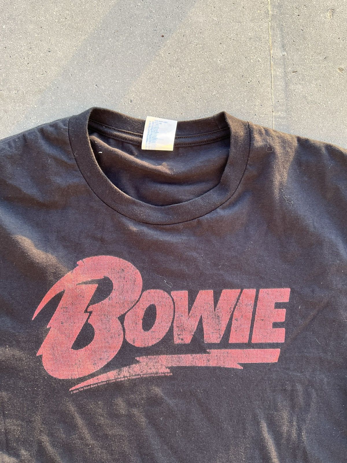 Band Tees David Bowie 00s vintage rare t-shirt BOWIE Size US M / EU 48-50 / 2 - 2 Thumbnail