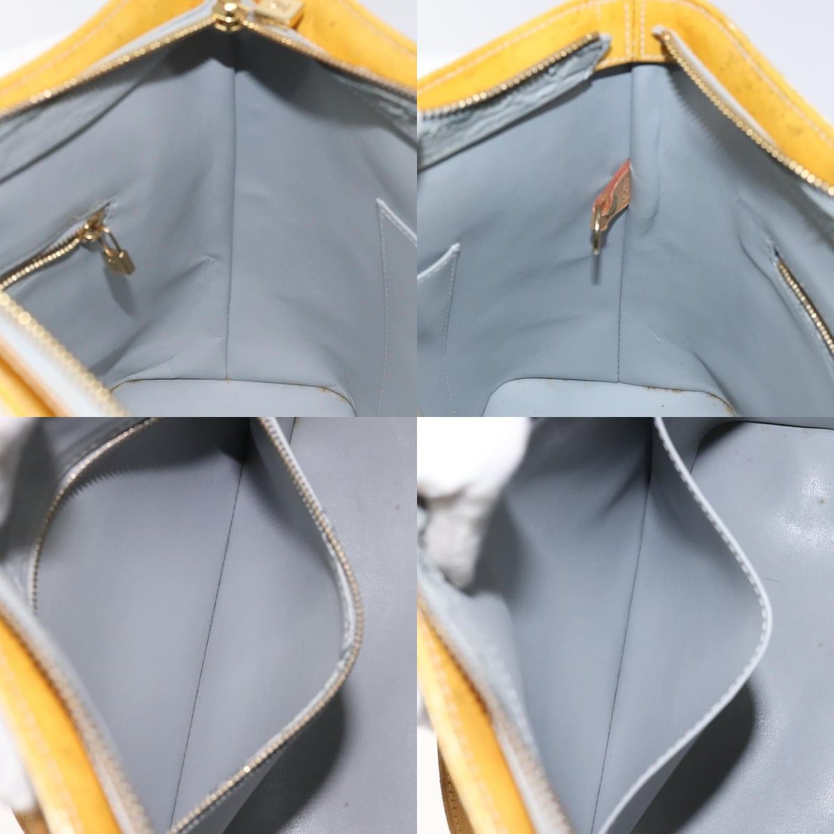 Louis Vuitton LOUIS VUITTON Monogram Vernis Houston Hand Bag Gris M91053 Size ONE SIZE - 12 Thumbnail