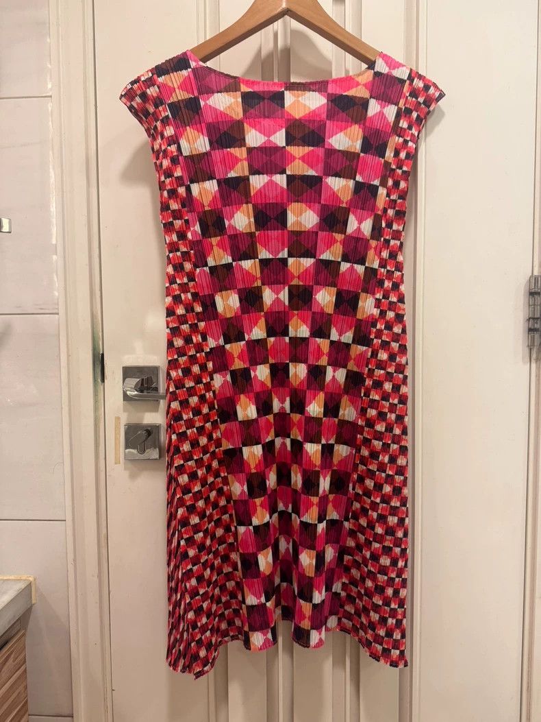 Issey Miyake Issey Miyake size:3 Mosaic dress Size S / US 4 / IT 40 - 2 Thumbnail
