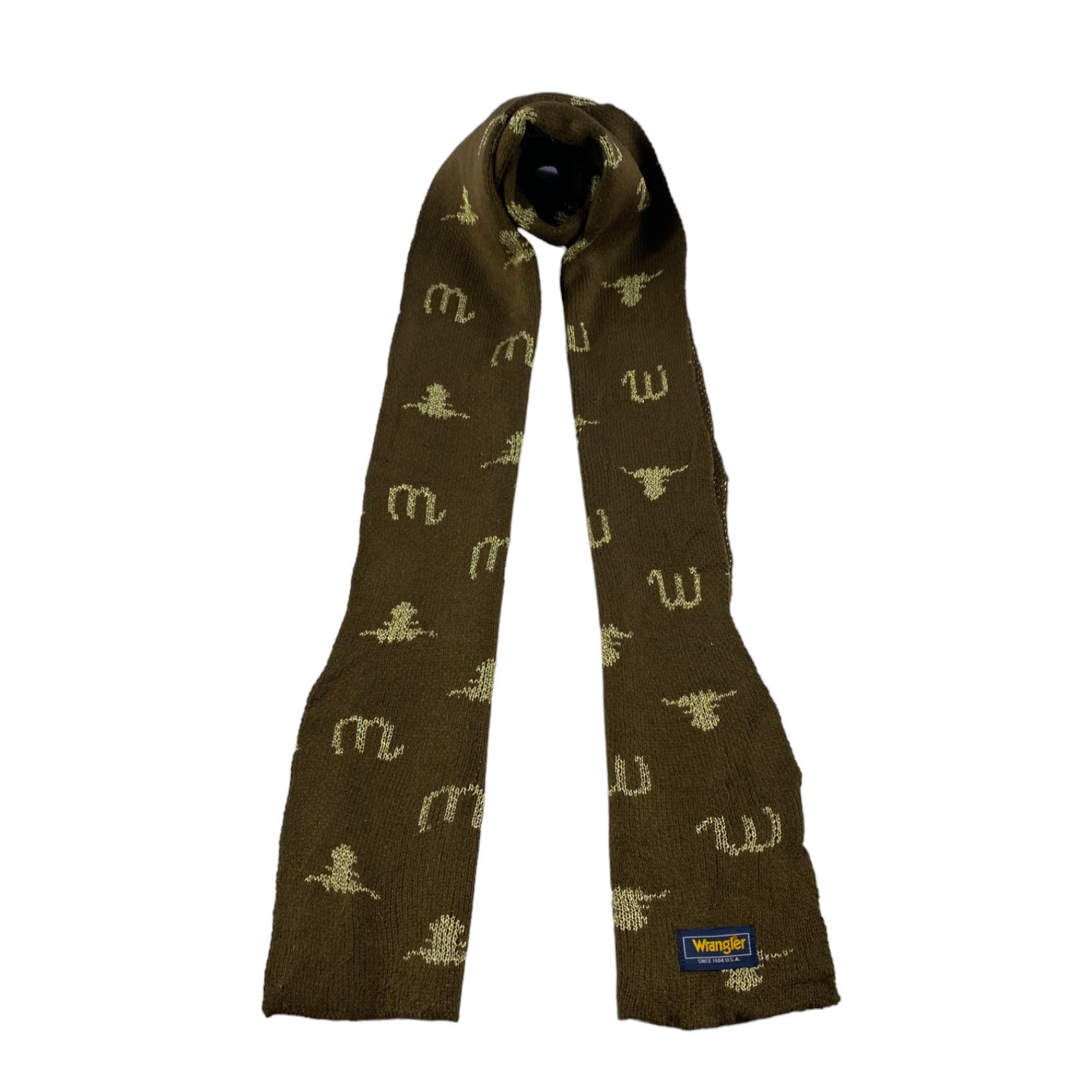 Vintage Wrangler Scarf / Muffler / Neckwear - WW229 Size ONE SIZE - 1 Thumbnail