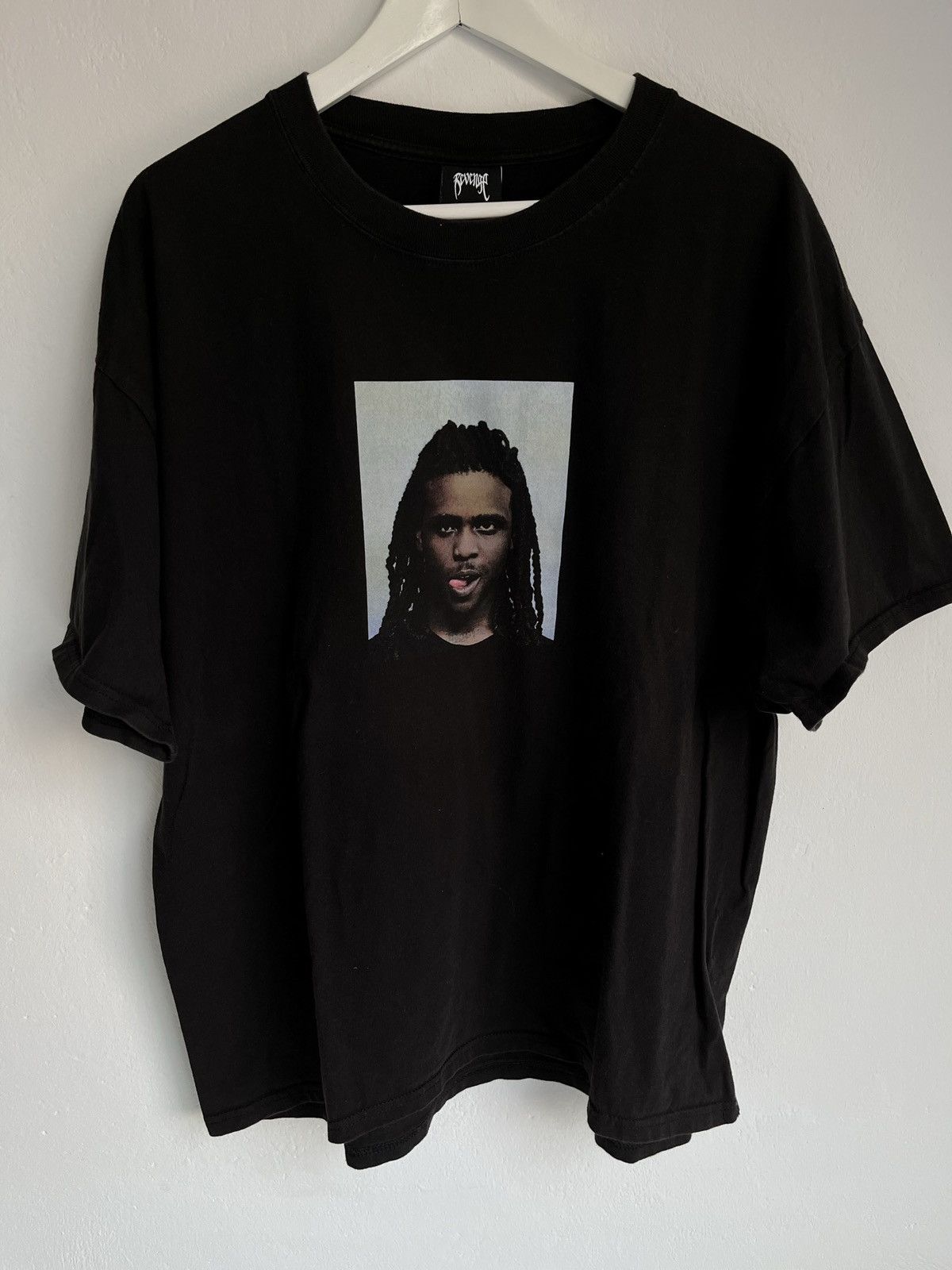 image of Revenge Chief Keef Photo Tee in Black, Men's (Size XL)