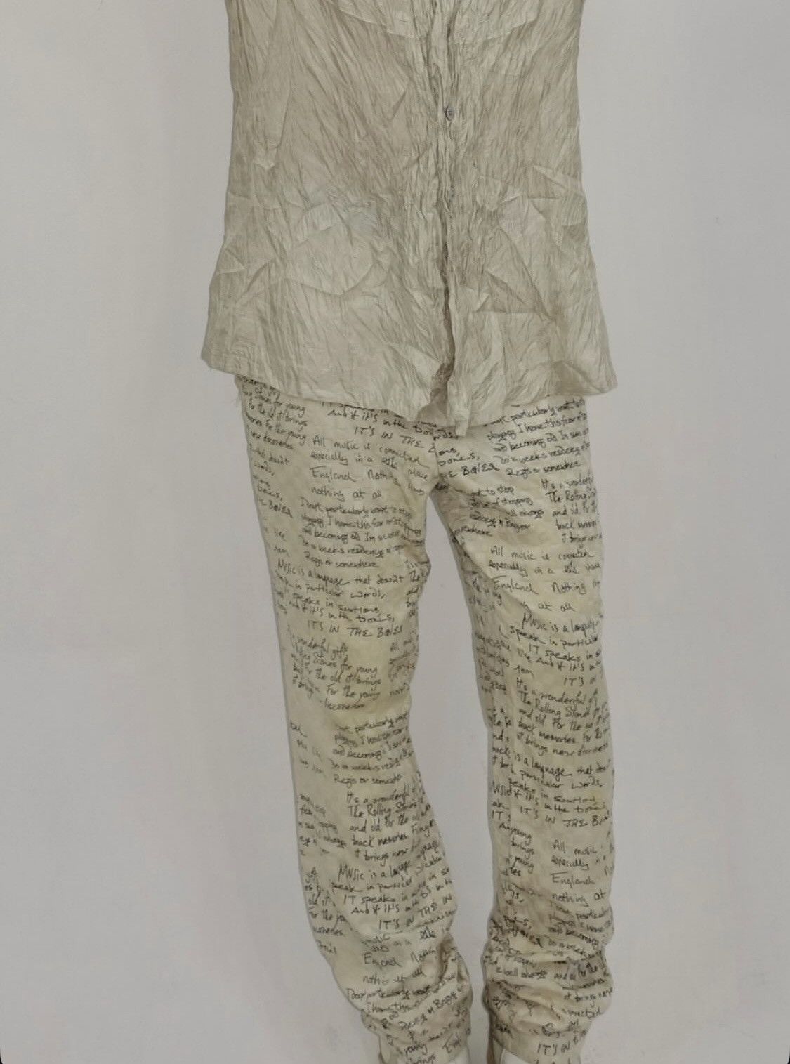 Comme des Garçons Homme Plus “Music Is a Language” Pants