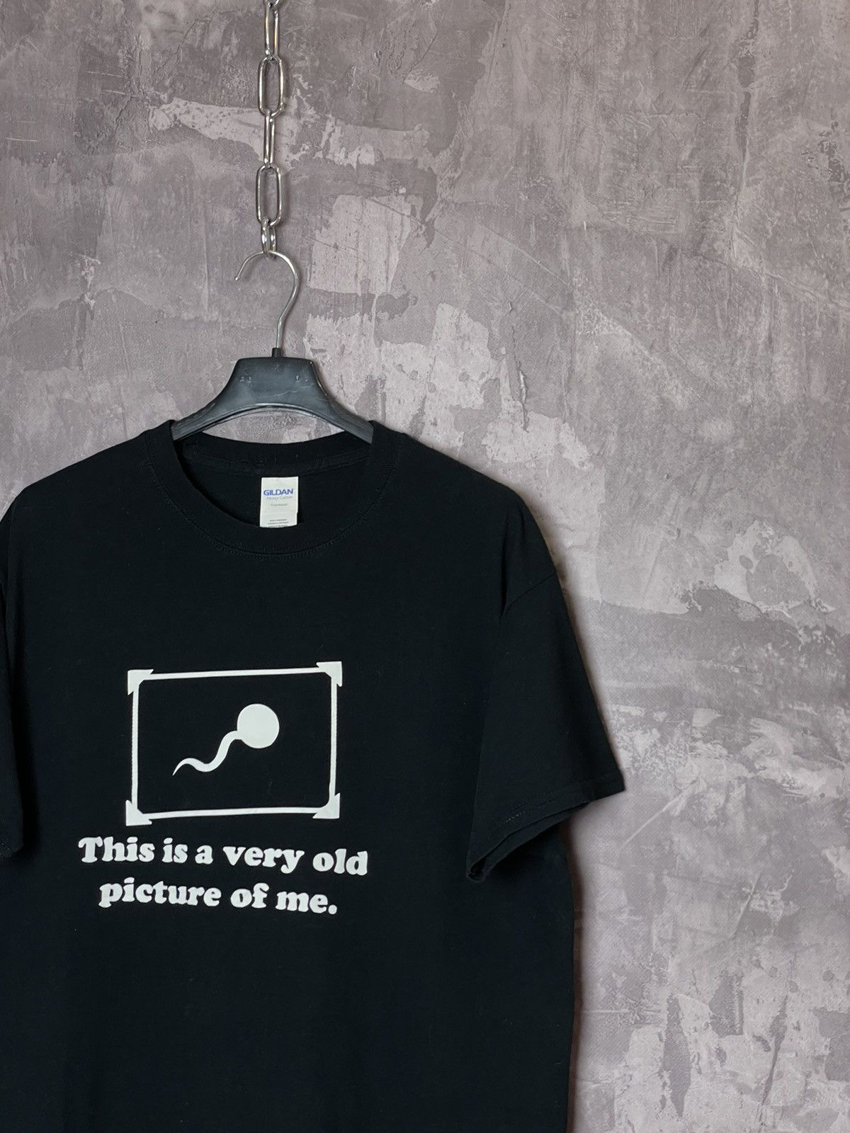 Gildan × Vintage 00’s Vintage Sperm Cell Humor Art T Shirt Y2K Hype Size US M / EU 48-50 / 2 - 3 Thumbnail