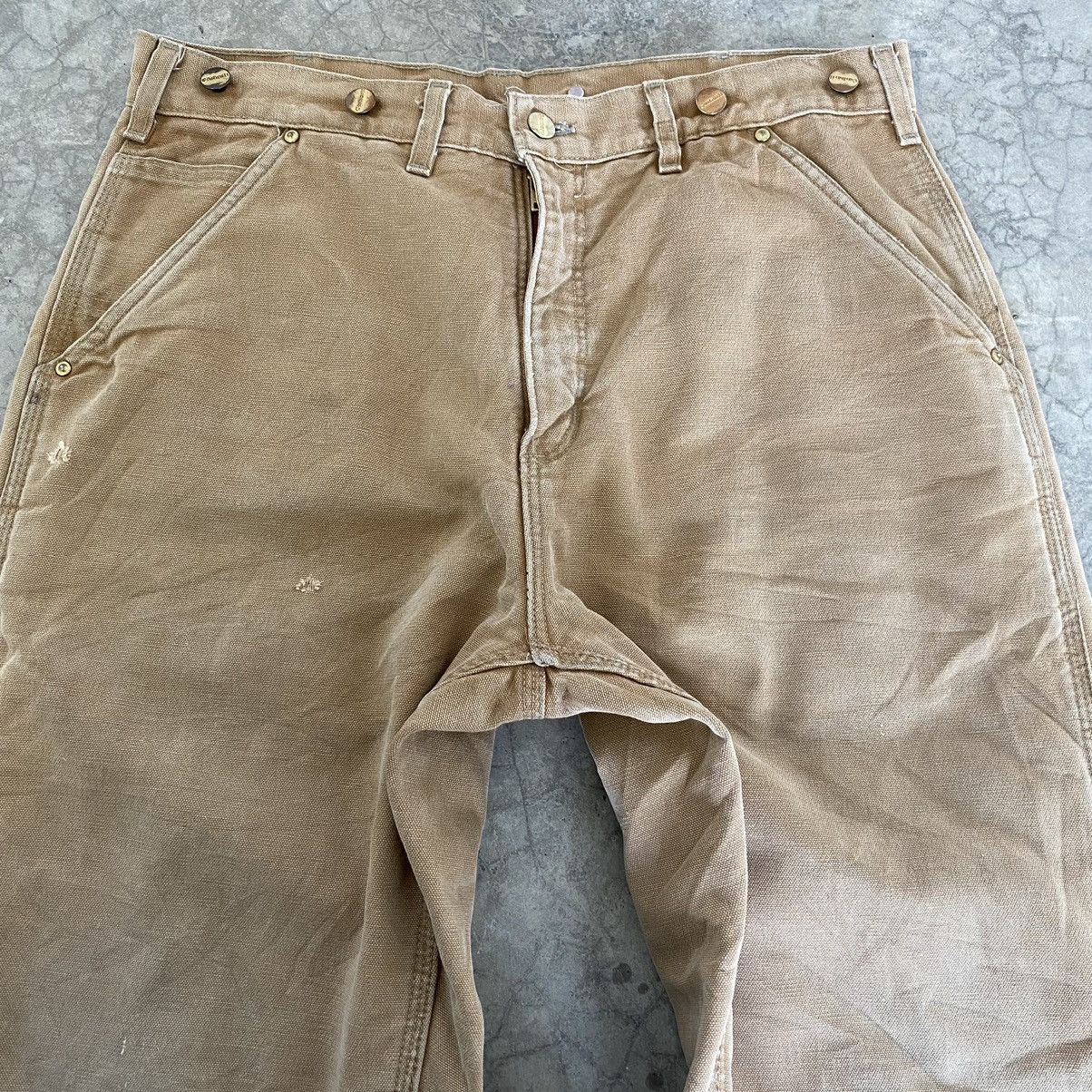 Carhartt VTG Carhartt Insolation Lined Faded Tan Workwear Pants Size US 33 - 16 Thumbnail
