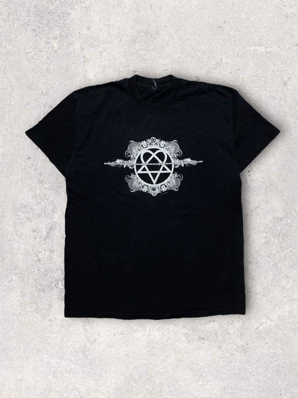 Band Tees × Vintage Vintage HIM T-Shirt rock metal grunge punk y2k 90s Size US L / EU 52-54 / 3 - 1 Thumbnail