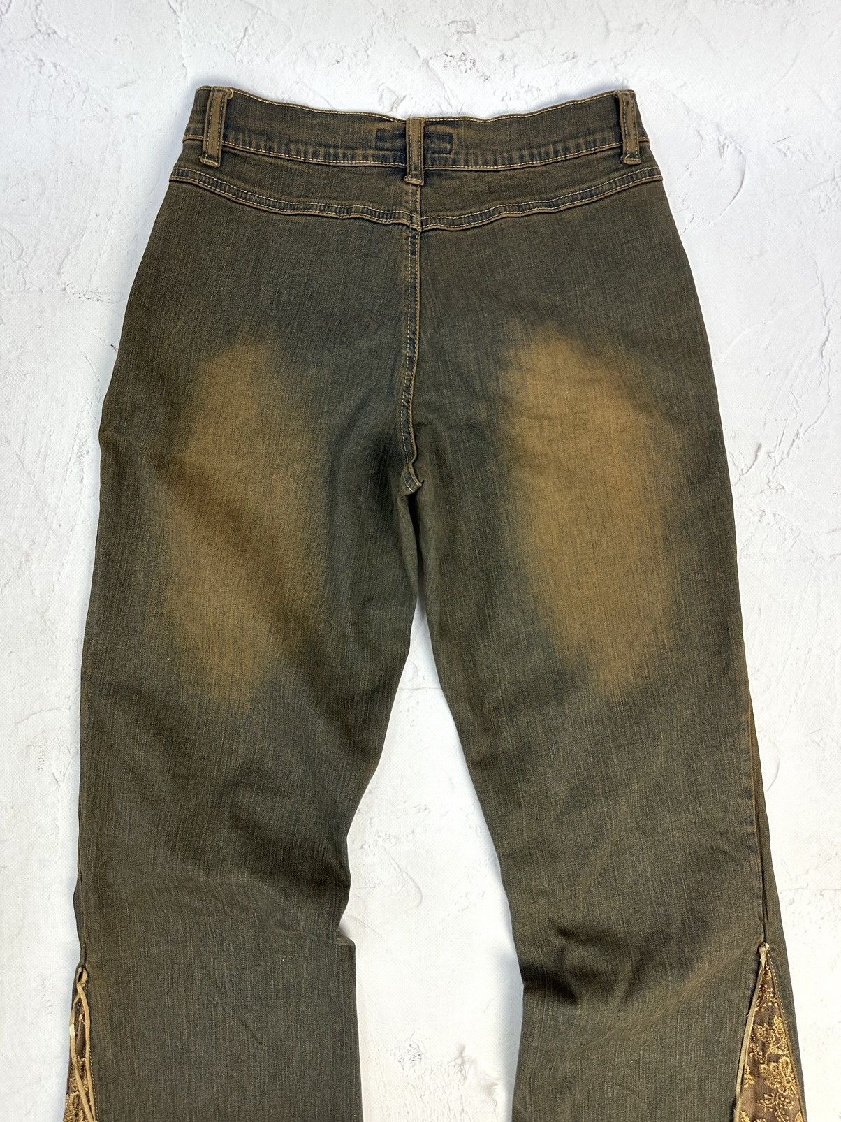 Beauty Beast × If Six Was Nine × Vintage Vintage Flared Washed Jeans Size 28" / US 6 / IT 42 - 9 Thumbnail