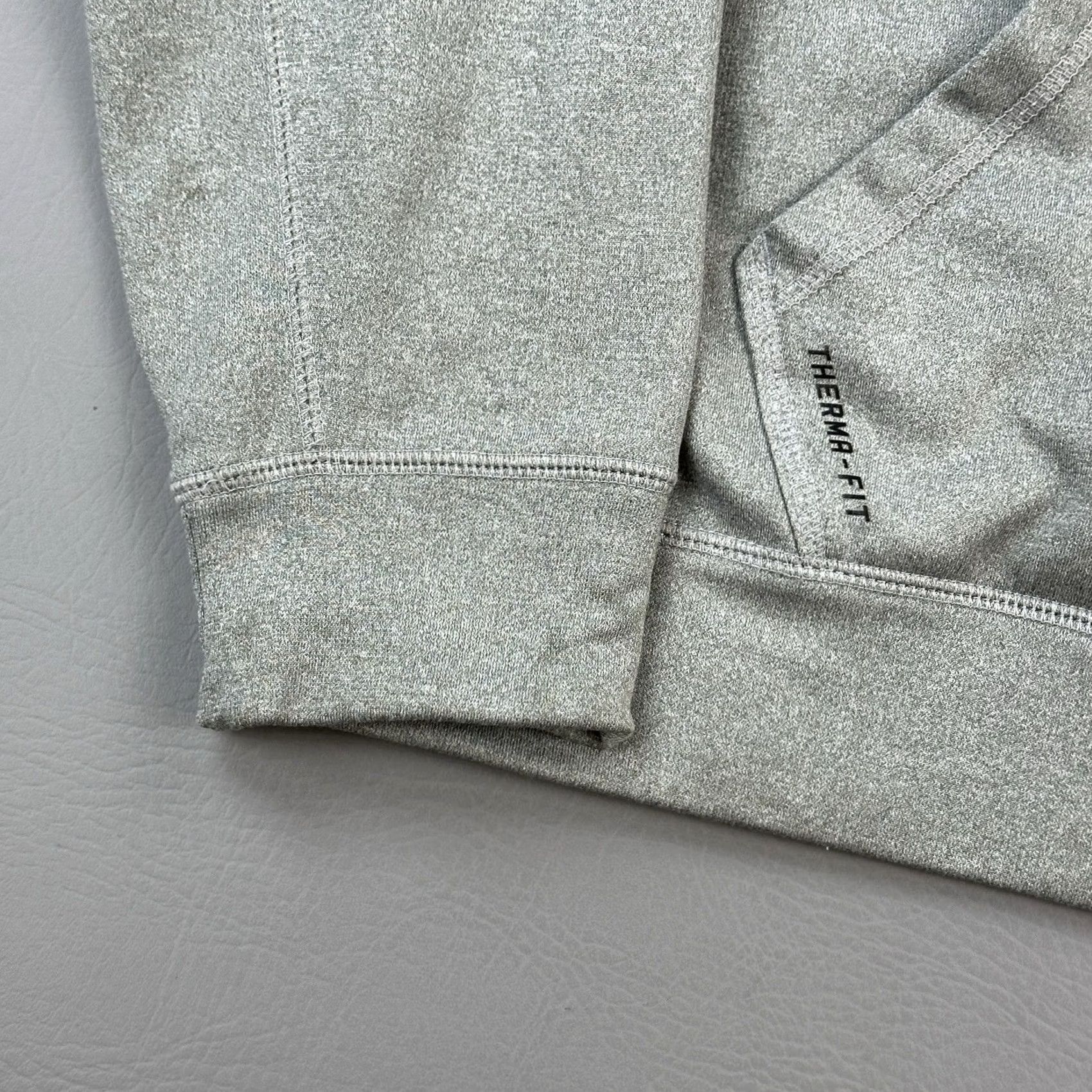 Nike Nike Park Hoodie Mens Medium Gray Therma Fit Full Zip Embroidered Swoosh Logo Size US M / EU 48-50 / 2 - 2 Thumbnail