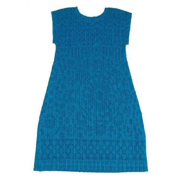 Issey Miyake Issey Miyake size:3 A long blue hollowed-out top Size M / US 6-8 / IT 42-44 - 4 Thumbnail