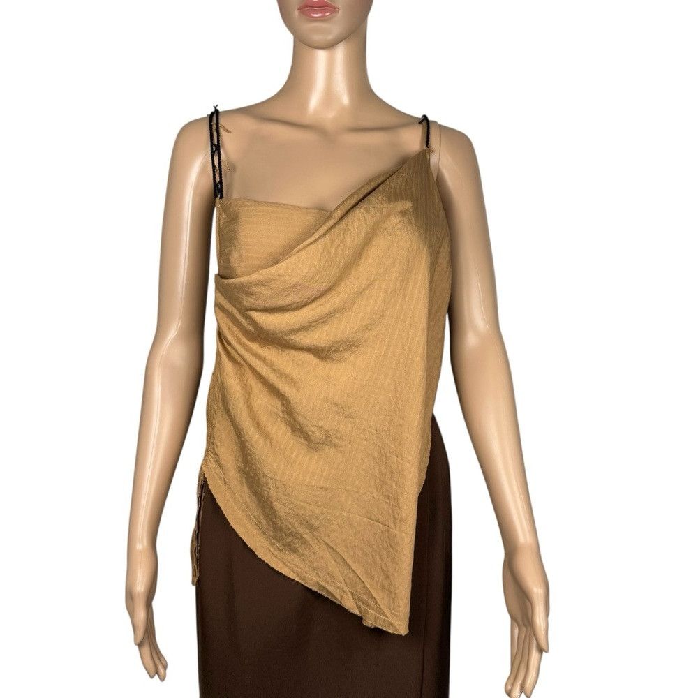 Zara NWT New ZARA Asymmetric Top With Beads Size M Size M / US 6-8 / IT 42-44 - 5 Thumbnail