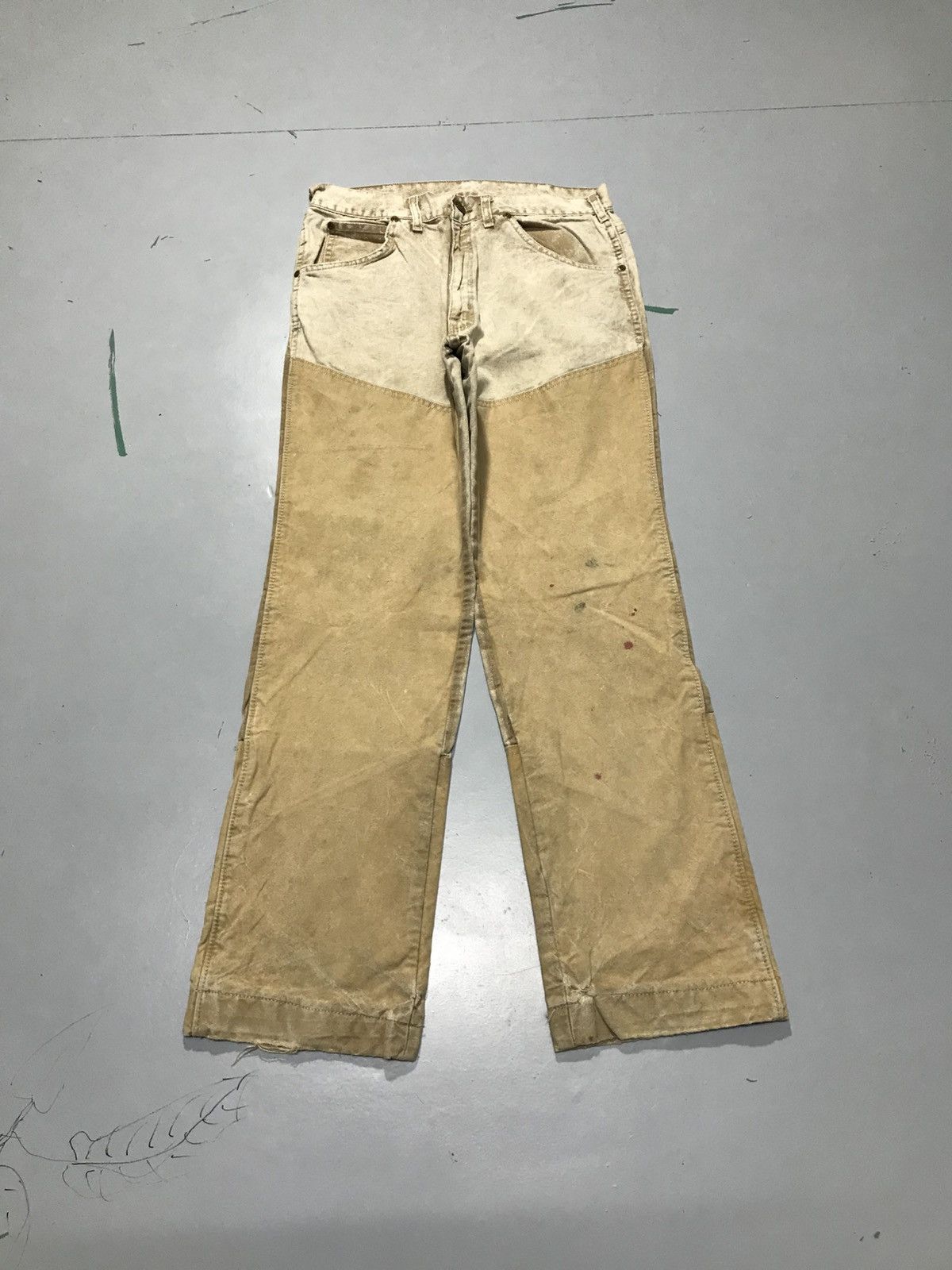 Carhartt 90’s Vintage Carhartt double knee workwear denim Size US 32 / EU 48 - 1 Thumbnail