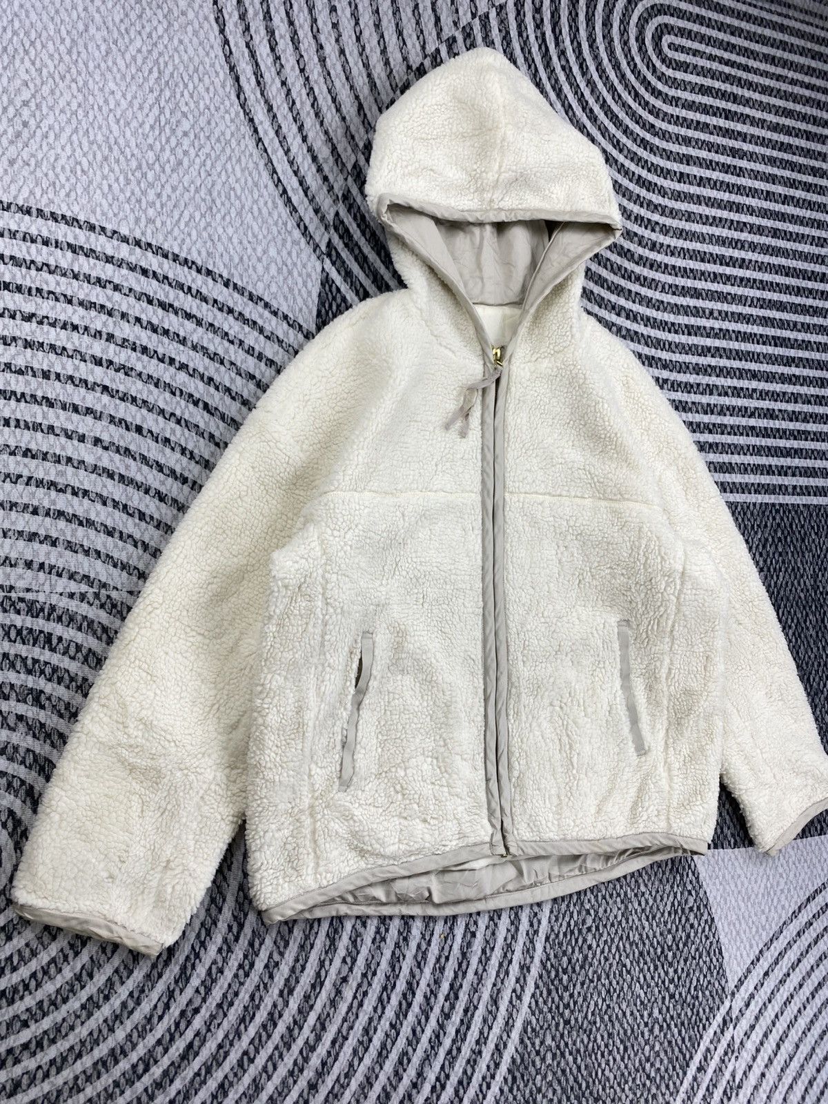 Michel Klein Michel Klein Sherpa Hoodie Zipper Jacket Size US L / EU 52-54 / 3 - 3 Thumbnail