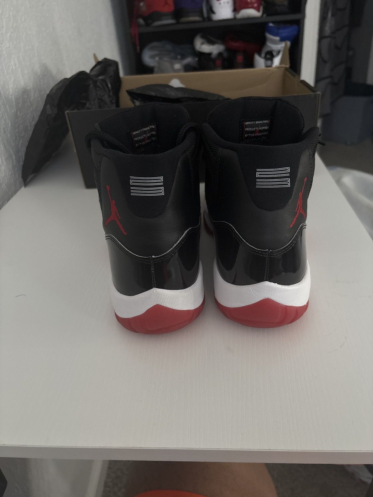 Jordan Brand Air Jordan Bred 11 Retro Size US 10 / EU 43 - 4 Thumbnail