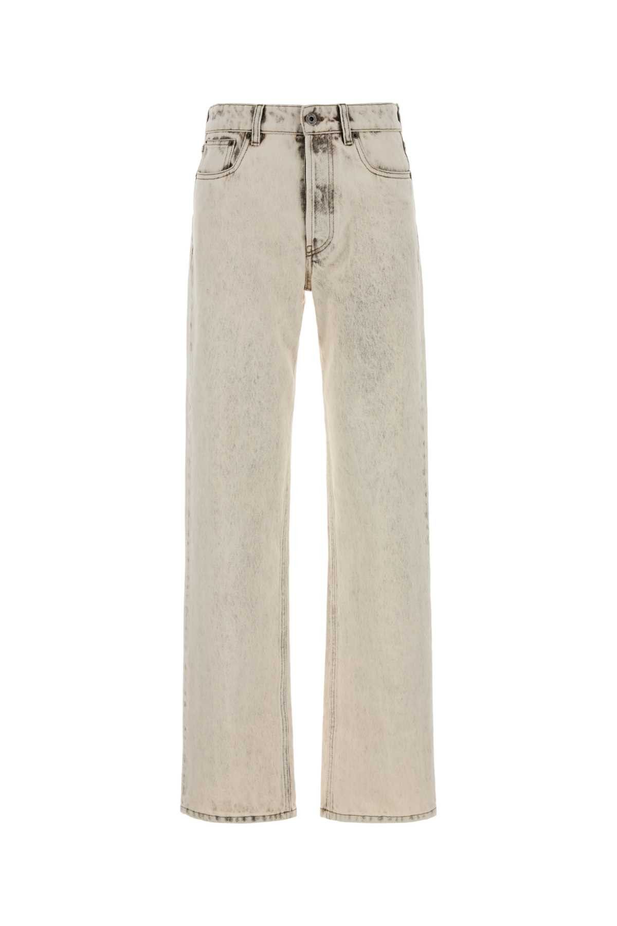 Miu Miu Ivory Denim Jeans Size 26" / US 2 / IT 38 - 1 Thumbnail