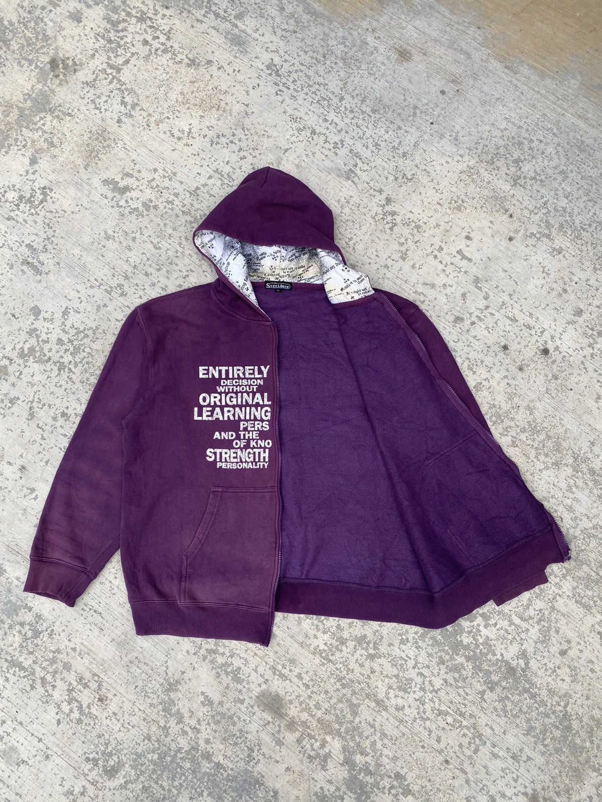 Japanese Brand Sorridere sun faded punk zip up hodfies Size US L / EU 52-54 / 3 - 3 Thumbnail
