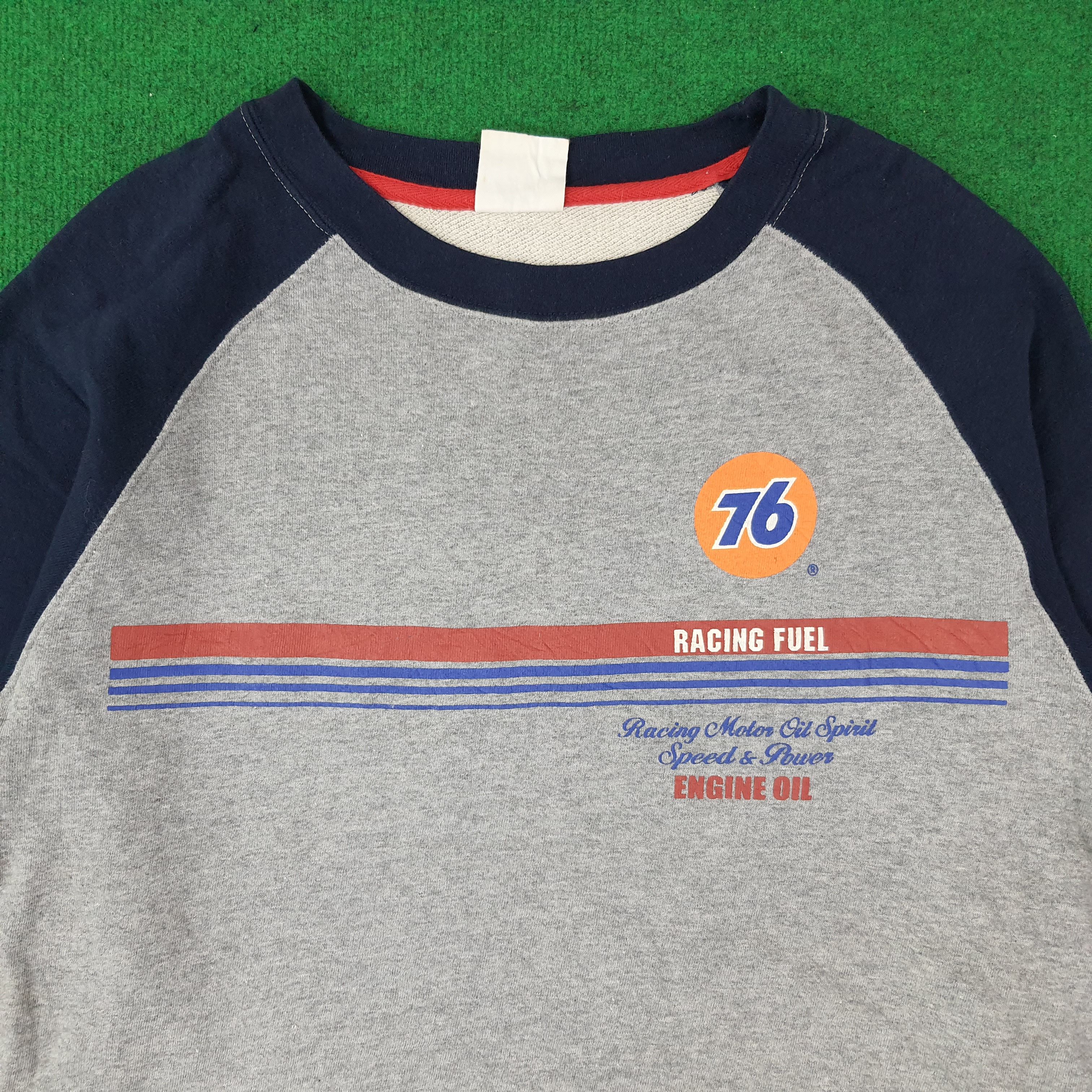 Vintage Vintage Lubricant 76 Motor Oil Raglan Sweatshirt C261N5 Size US M / EU 48-50 / 2 - 4 Thumbnail