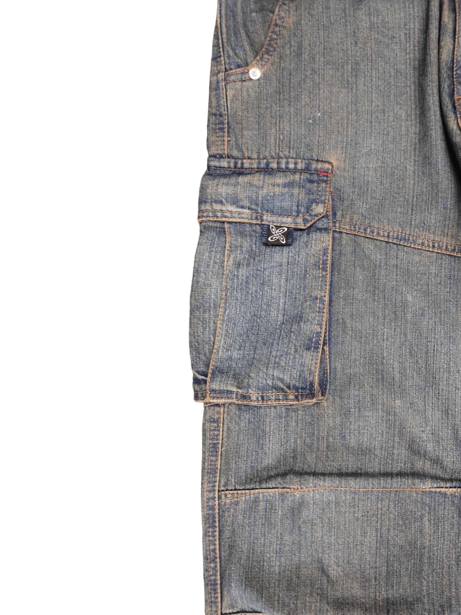 Vintage Piko Cargo Wide Leg Denim Y2k Jnco Baggy Jeans Size US 30 / EU 46 - 7 Thumbnail