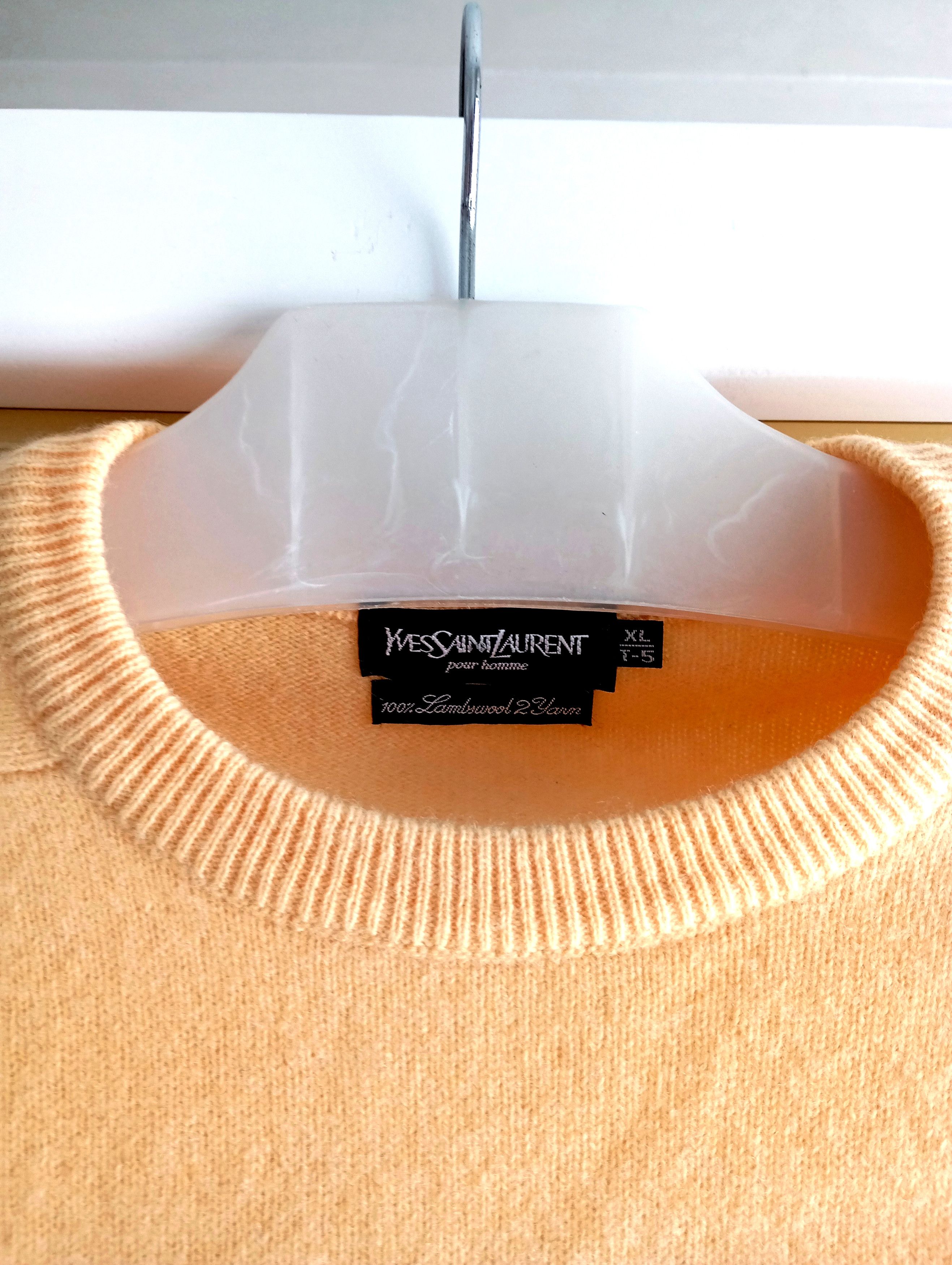 Yves Saint Laurent Vintage 90s YSL Yves Saint Laurent Knit Sweater Crewneck Y2k Size US XL / EU 56 / 4 - 4 Thumbnail