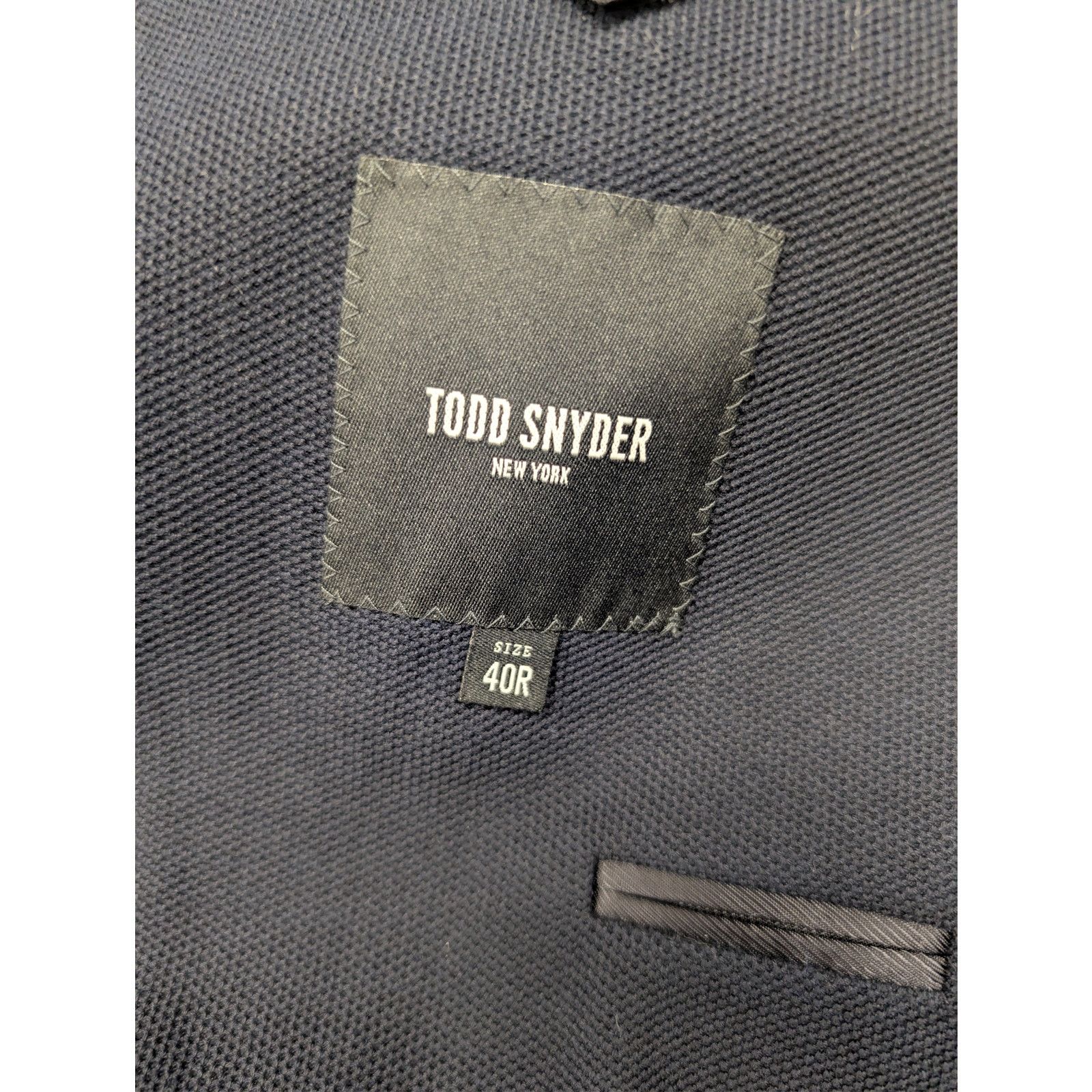 Todd Snyder o1rshd1 CC20 Light Jacket Blazer in Navy Blue Size US M / EU 48-50 / 2 - 14 Thumbnail