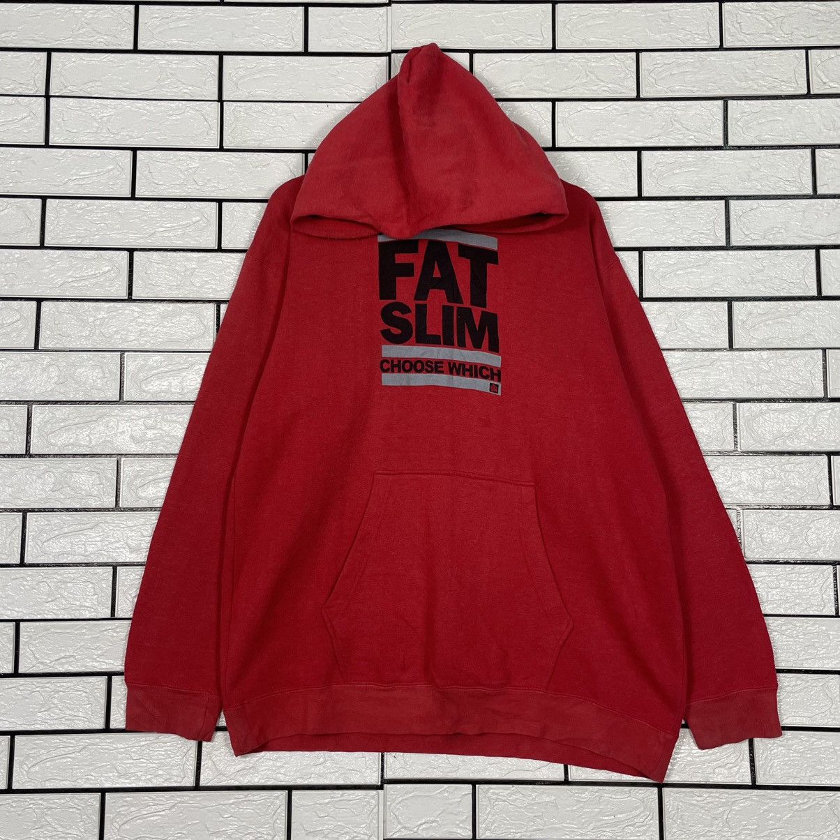 Japanese Brand Bullet Noise Fat Slim Red Hoodie Size US L / EU 52-54 / 3 - 1 Thumbnail
