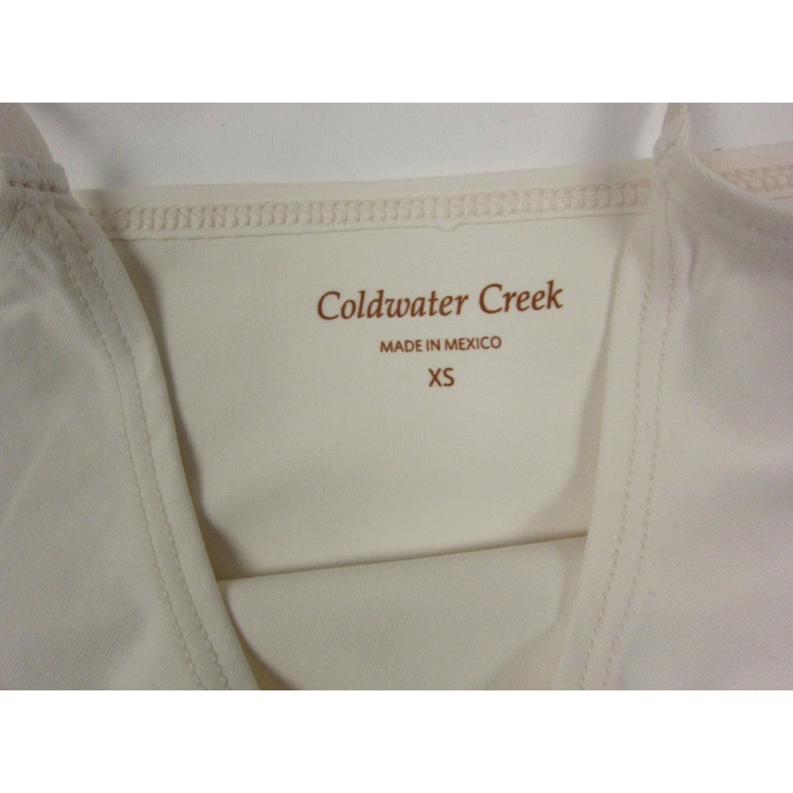 Coldwater Creek Vintage Coldwater Creek Tank Shirt Womens XS White Beige Lot of 2 Size XS / US 0-2 / IT 36-38 - 5 Thumbnail