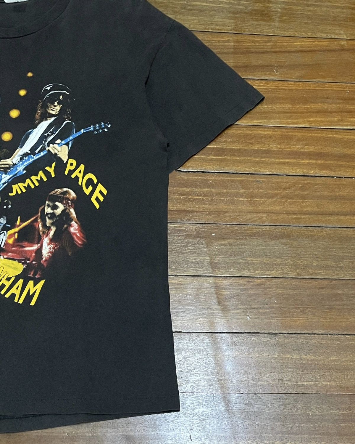 Band Tees × Led Zeppelin × Vintage Rare Design Vintage Rock Band Led Zeppelin T-shirt 1990s Size US L / EU 52-54 / 3 - 6 Thumbnail