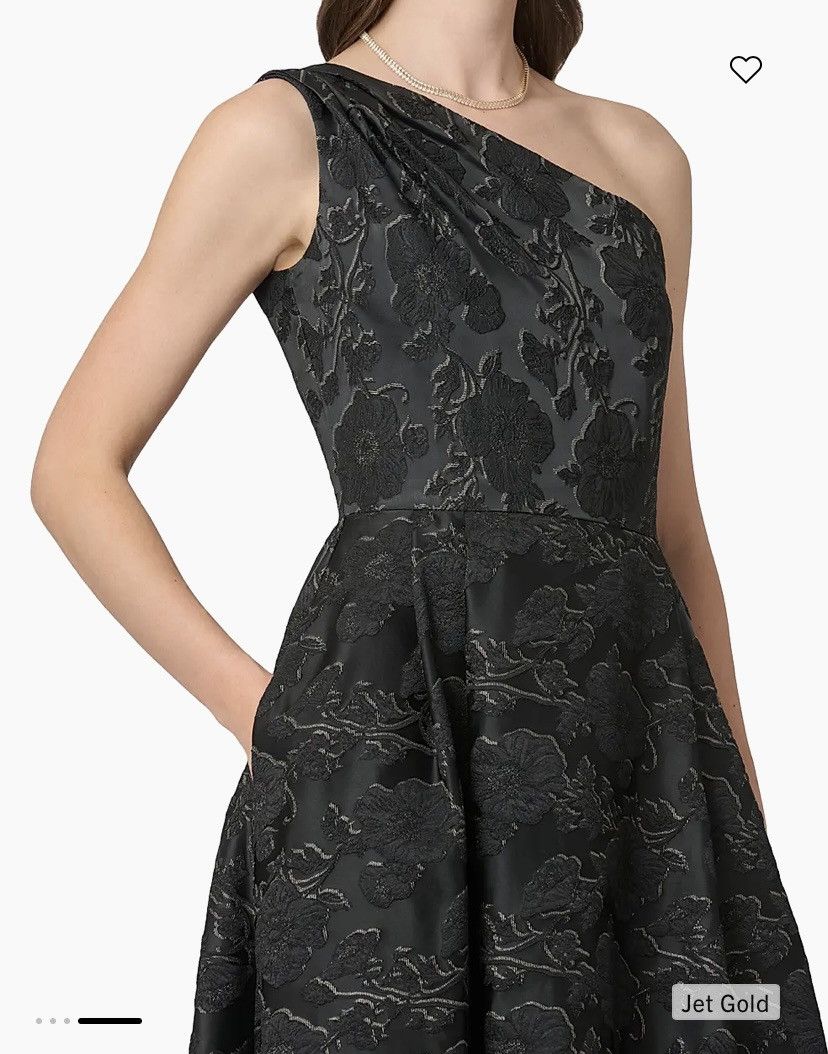 Other Shosnanna - One-Shoulder Tea-Length Gown - Size 4 Size S / US 4 / IT 40 - 9 Thumbnail
