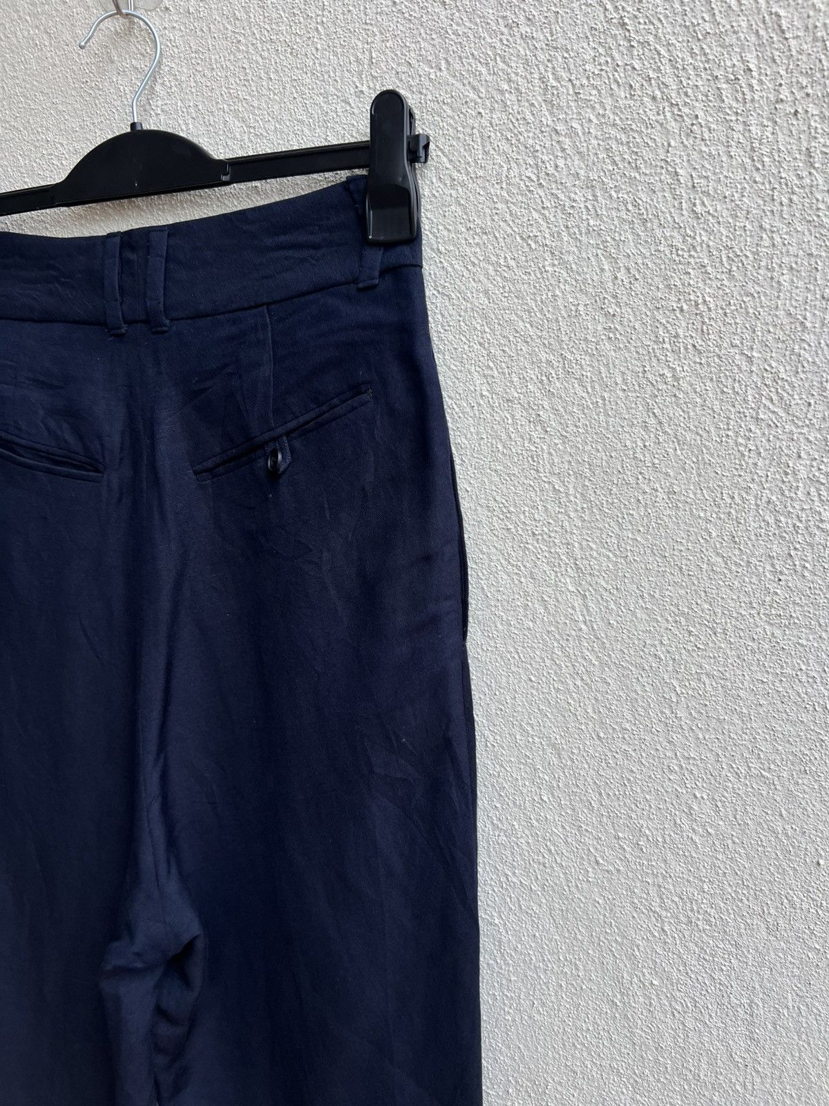 ato Ato Made in Japan Navy Blue Linen Trouser Pant Size US 29 - 16 Thumbnail