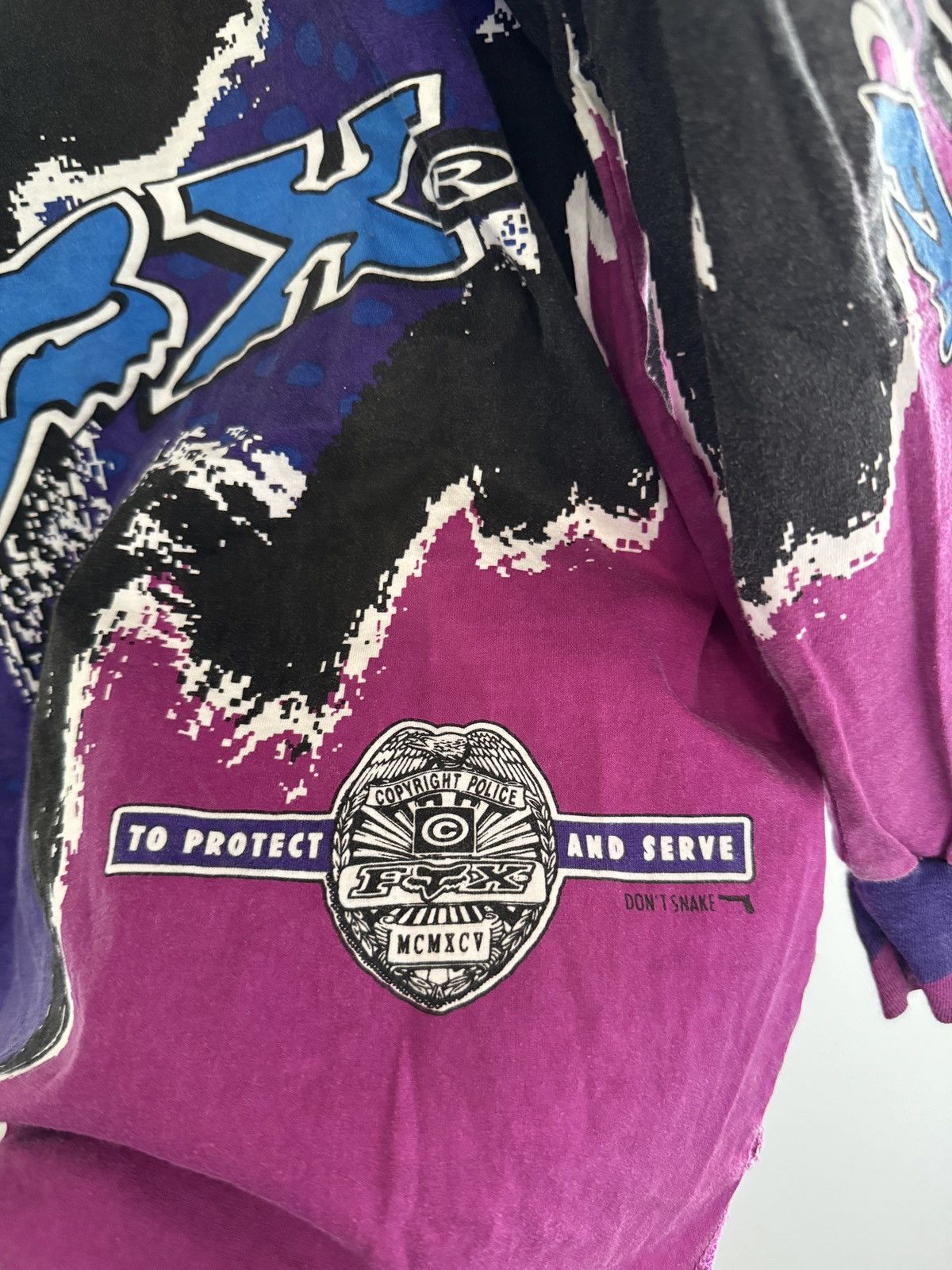 Fox Racing *RARE* 90s 1995 FOX RACING JERSEY SPORT MOTOCROSS MX Size US L / EU 52-54 / 3 - 8 Thumbnail
