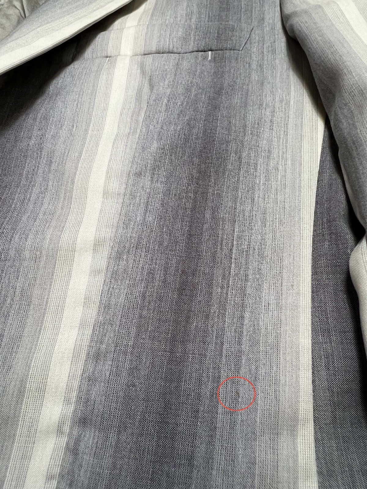 Maison Margiela Maison Margiela - S/S 13’ - Vertical Striped Blazer Size 46S - 9 Thumbnail