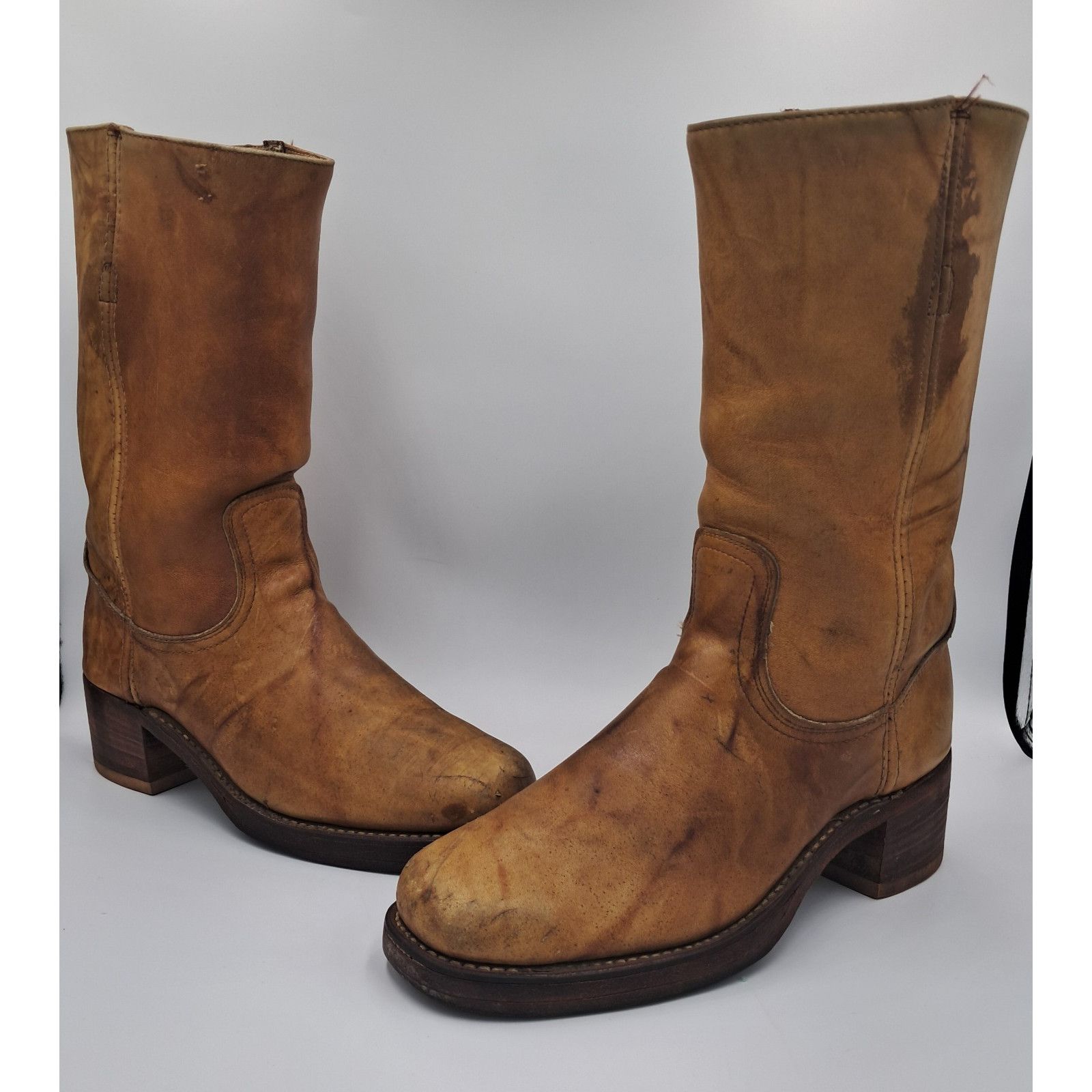 Frye 87901 Phillip Lace Up Work Ankle Boots size 8 B color Brown Vintage Frye Frye 87901 Phillip Lace Up Work Ankle Boots size 8 B  main image 3
