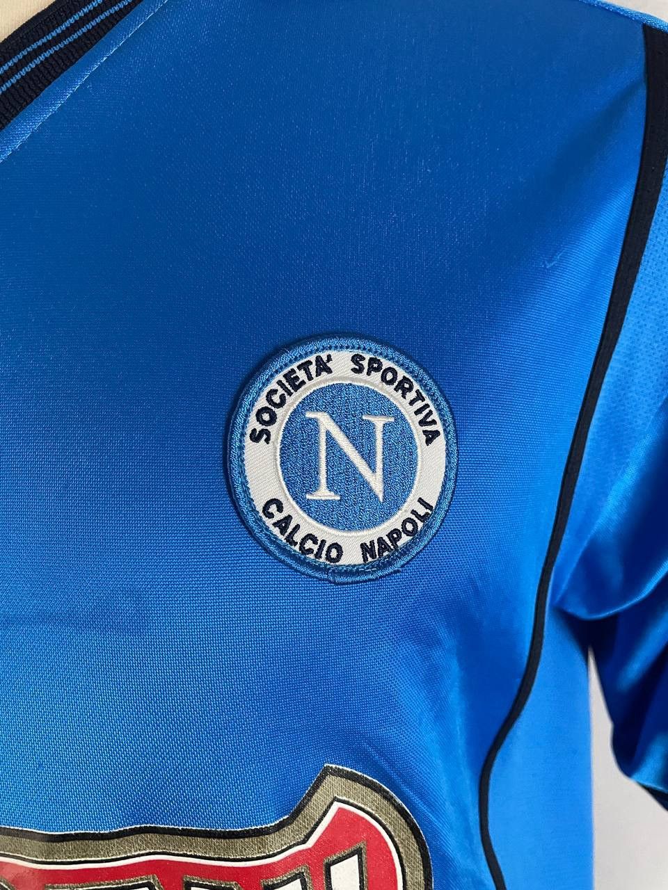 Nike Nike FC Napoli 18 Lucenti Vintage Soccer Jersey Tee T Shirt Size US L / EU 52-54 / 3 - 4 Thumbnail