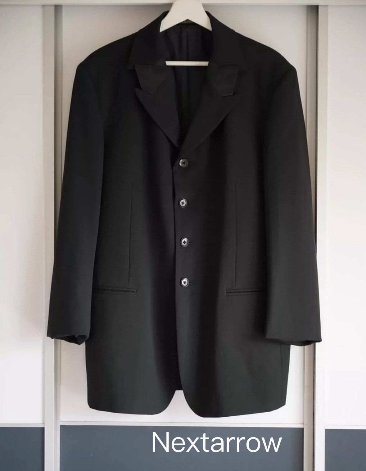 Yohji Yamamoto 01aw Mafia Collar Suit 2412-Nextarrow